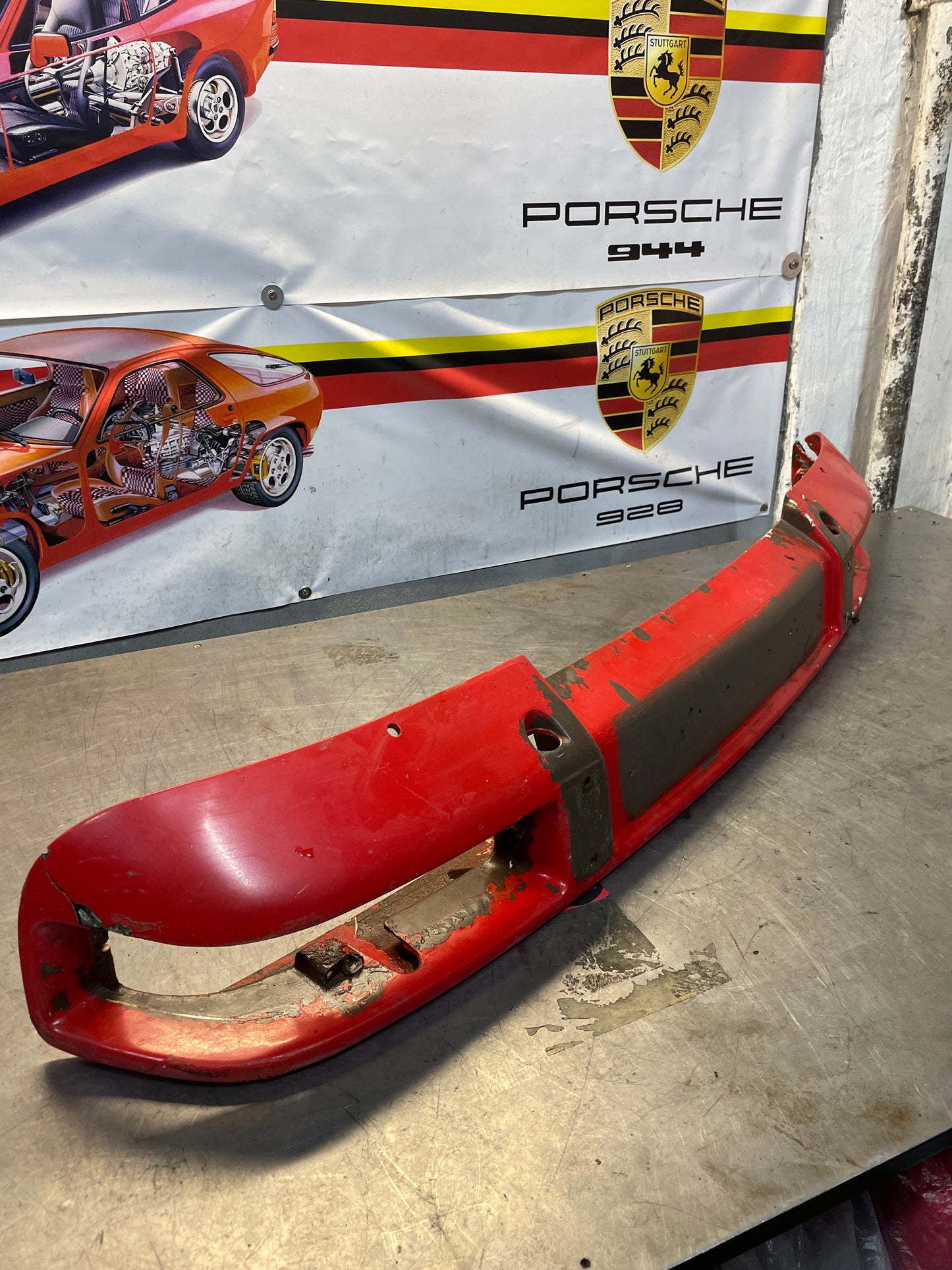 Porsche 924 Front Bumper 477807113 used