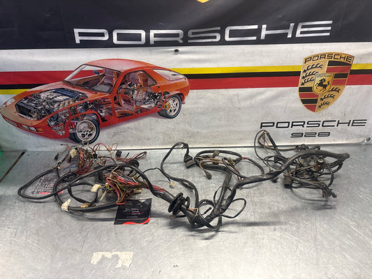 Porsche 924 Turbo / S2 / Carrera GT LHD Engine bay wiring loom without aircon, used 477971071GB