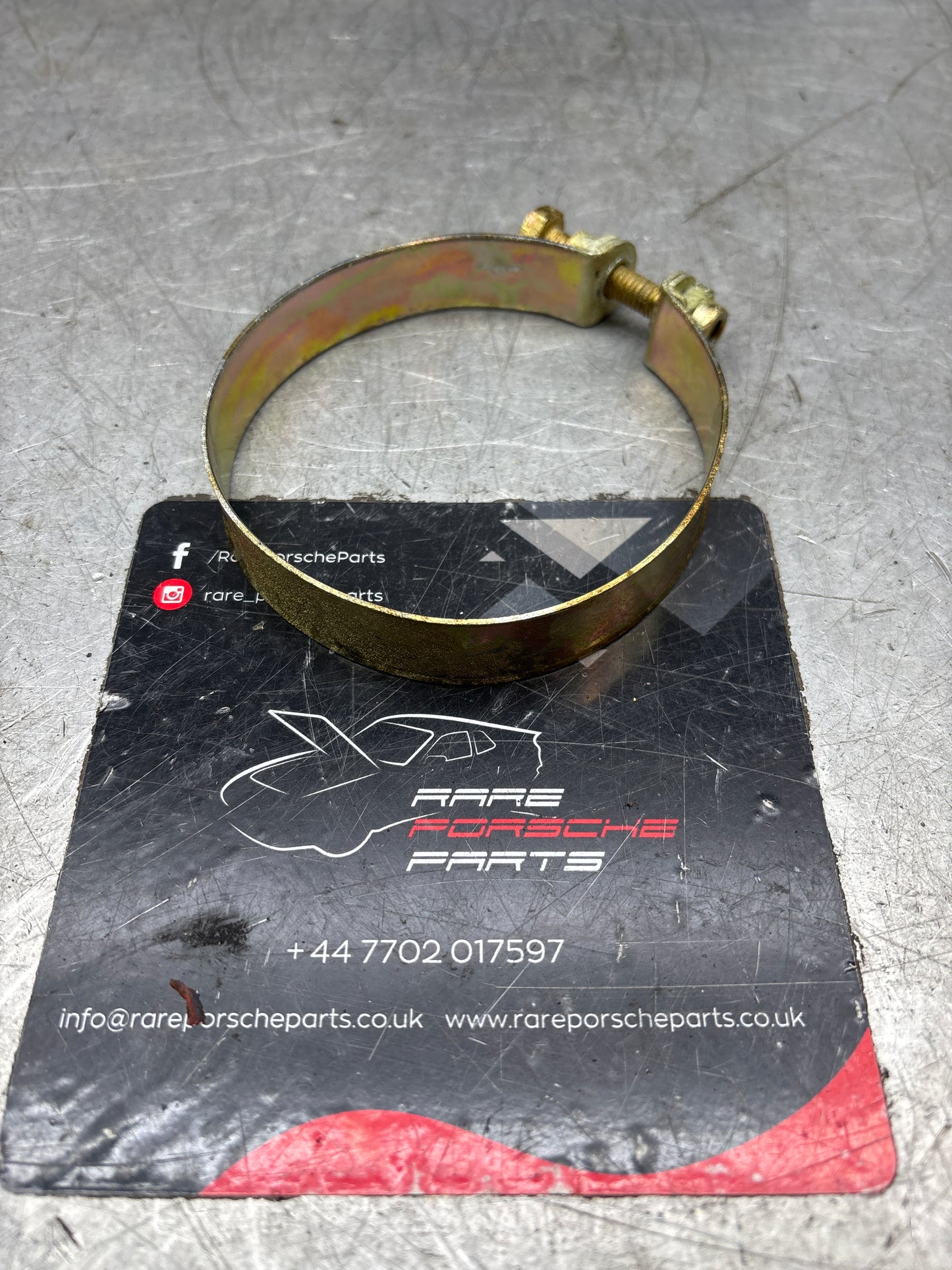 Porsche 924 Exhaust silencer bracket clamp strap 477 253 325 A 477253325A (new)