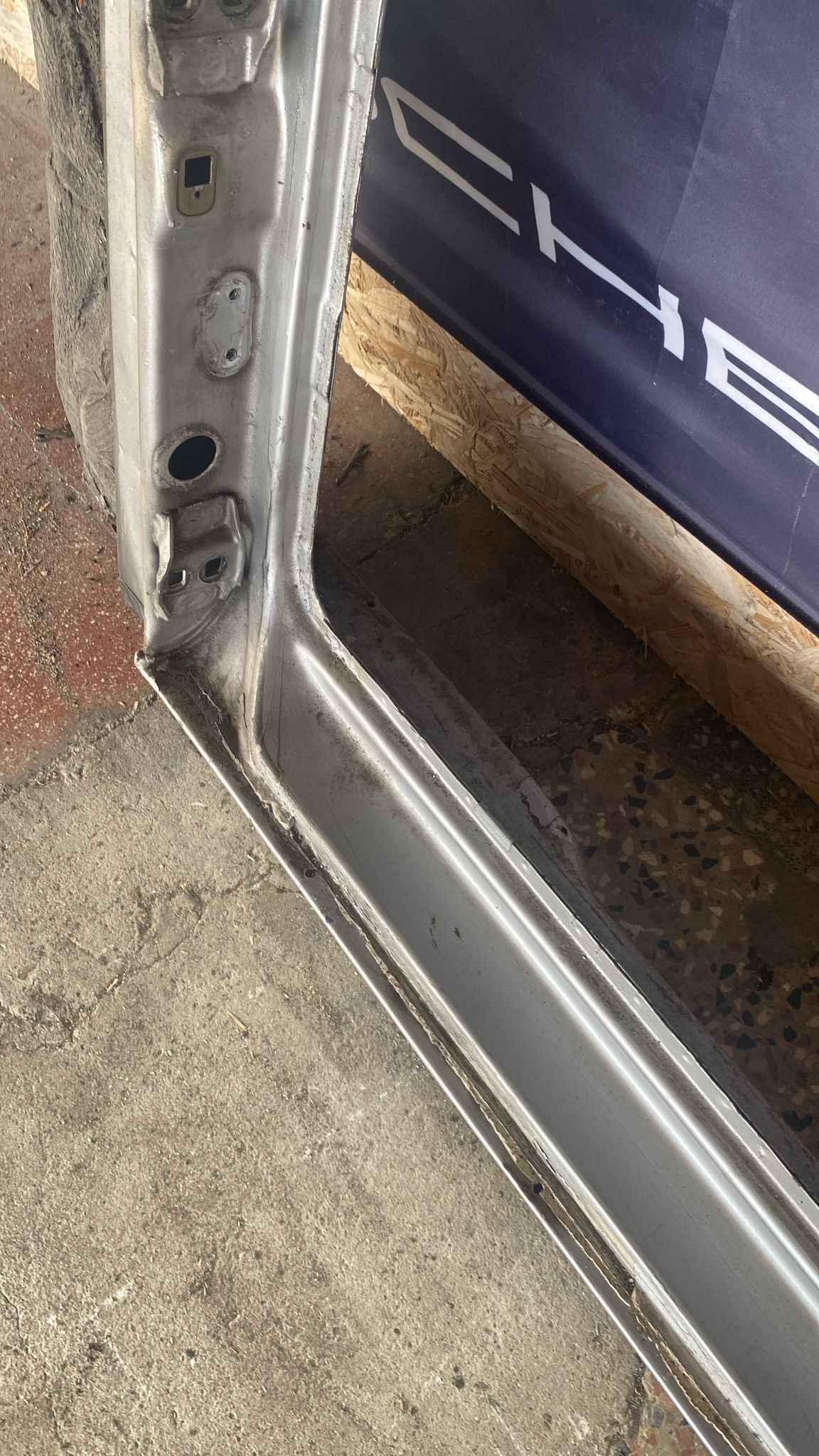 Porsche 944 left sill section with A pillar 94450361102