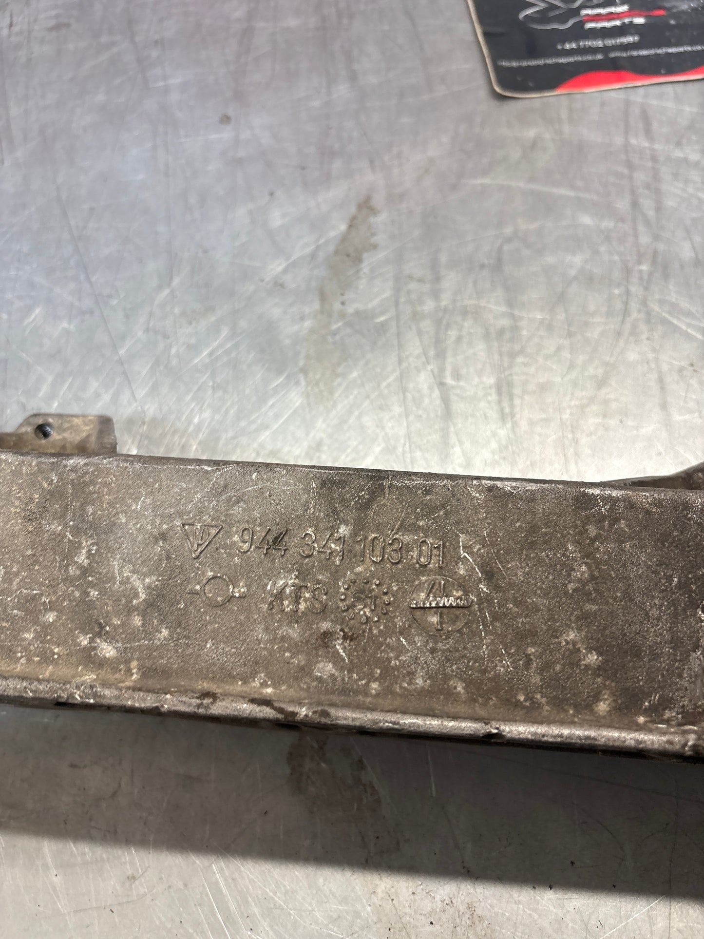Porsche 944 Engine subframe bracket, used 94434110301