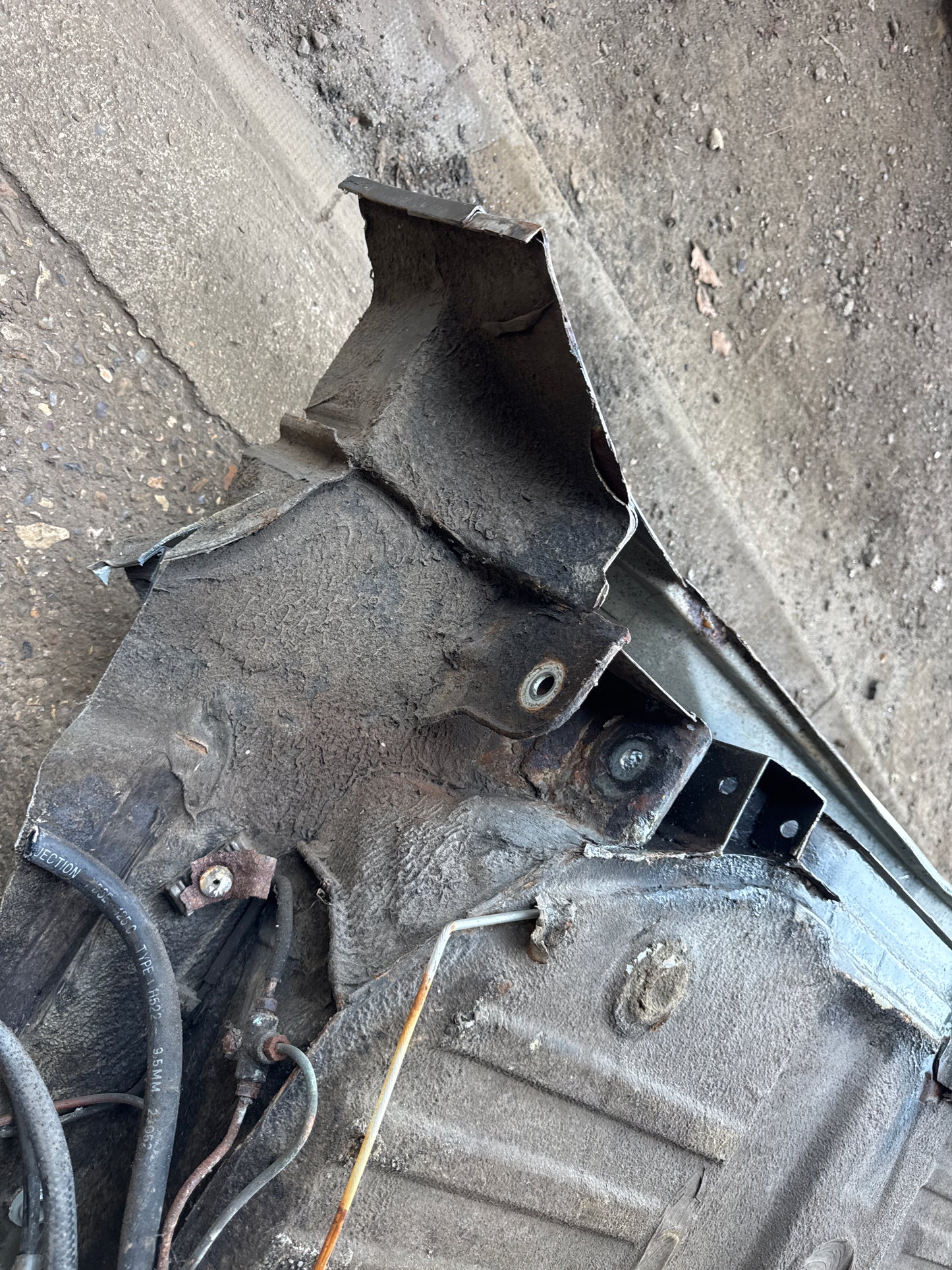 Porsche 944 S2 floor pan right side 94450150100 spares or repair