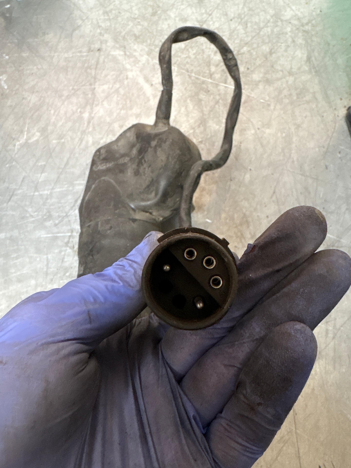 Porsche 968 right headlight motor, used 94462405200