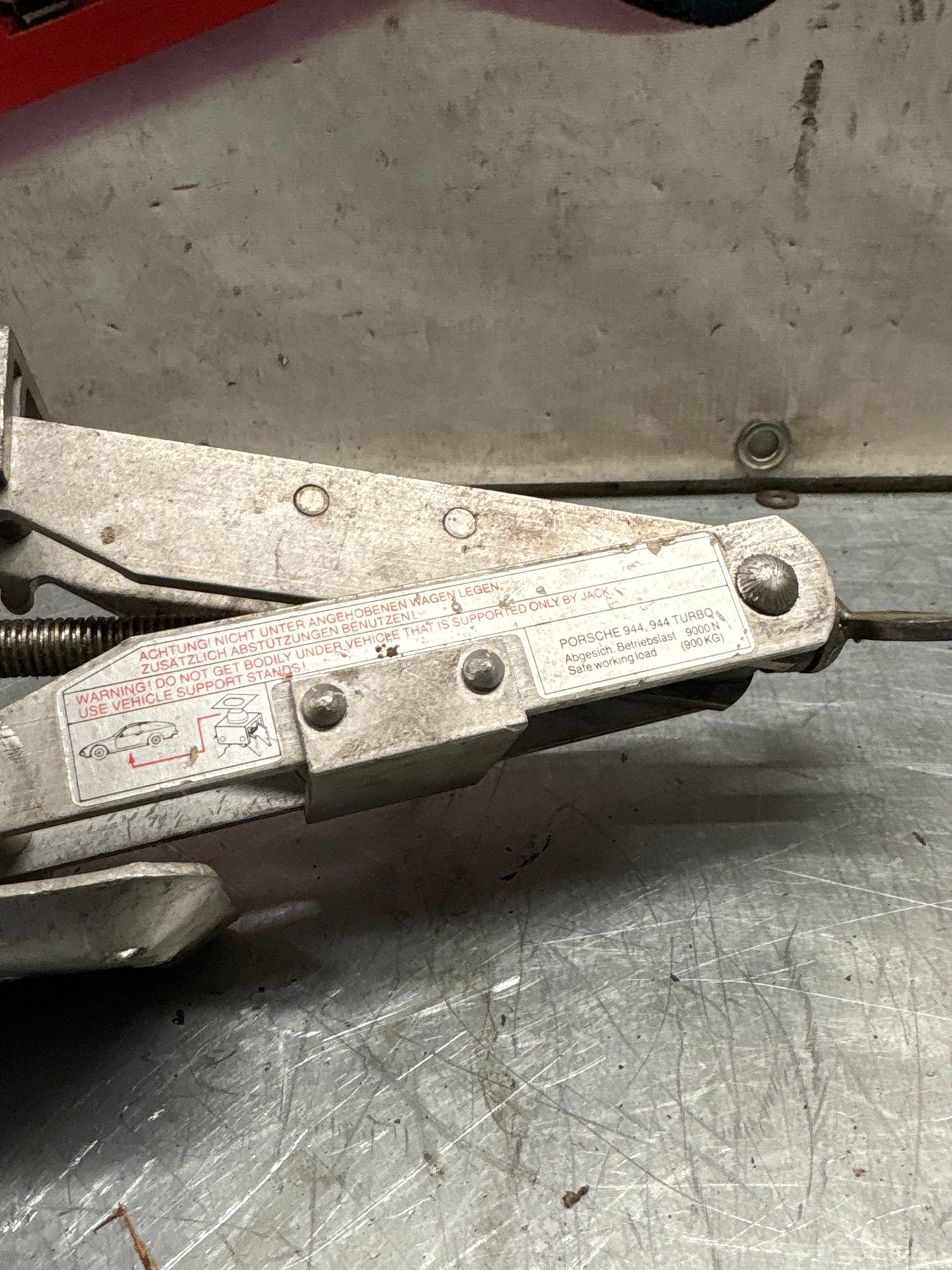 Porsche 944 / 944 Turbo spare tire jack lift, used