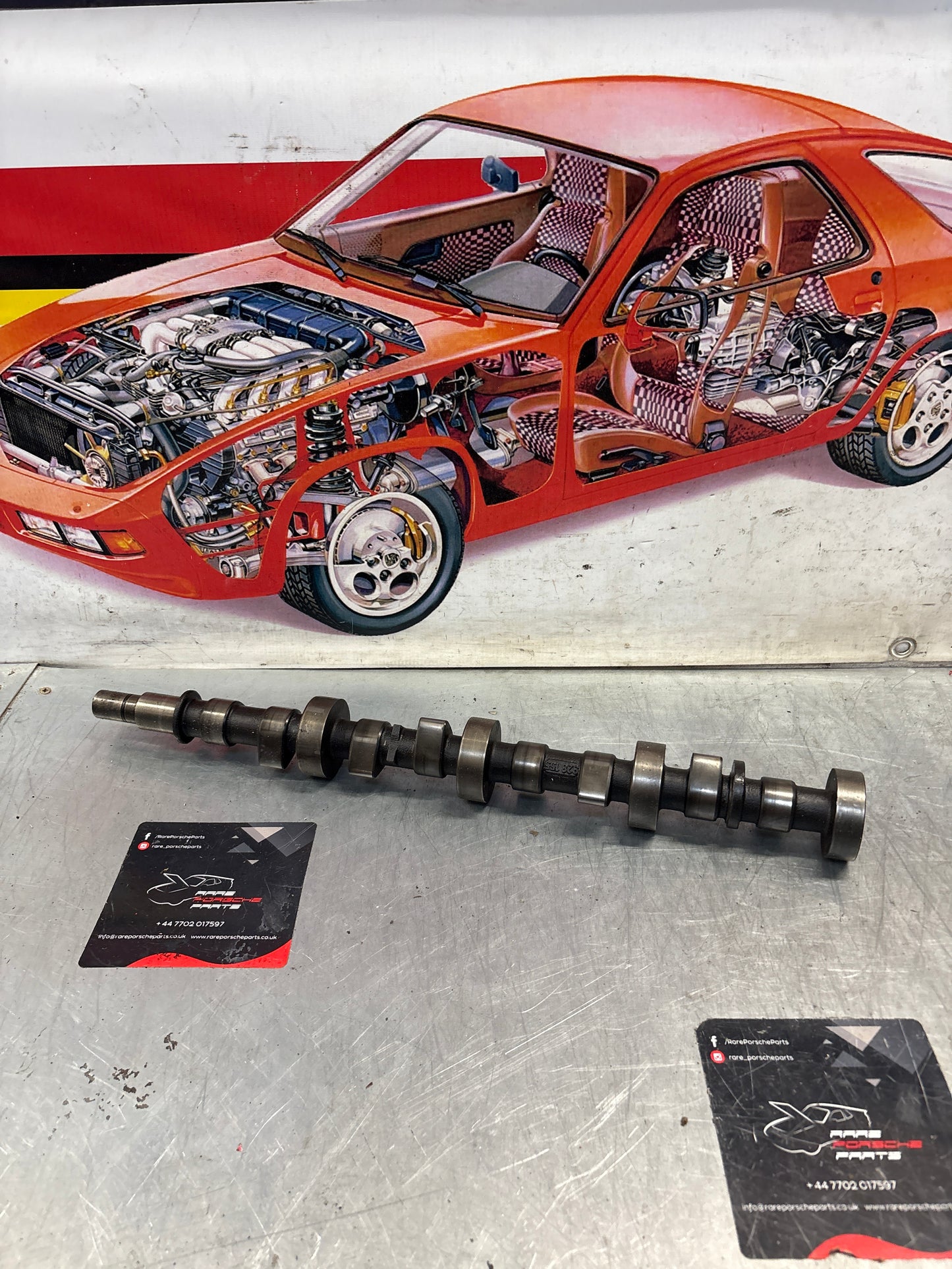Porsche 928 cam shaft, unknown part number used