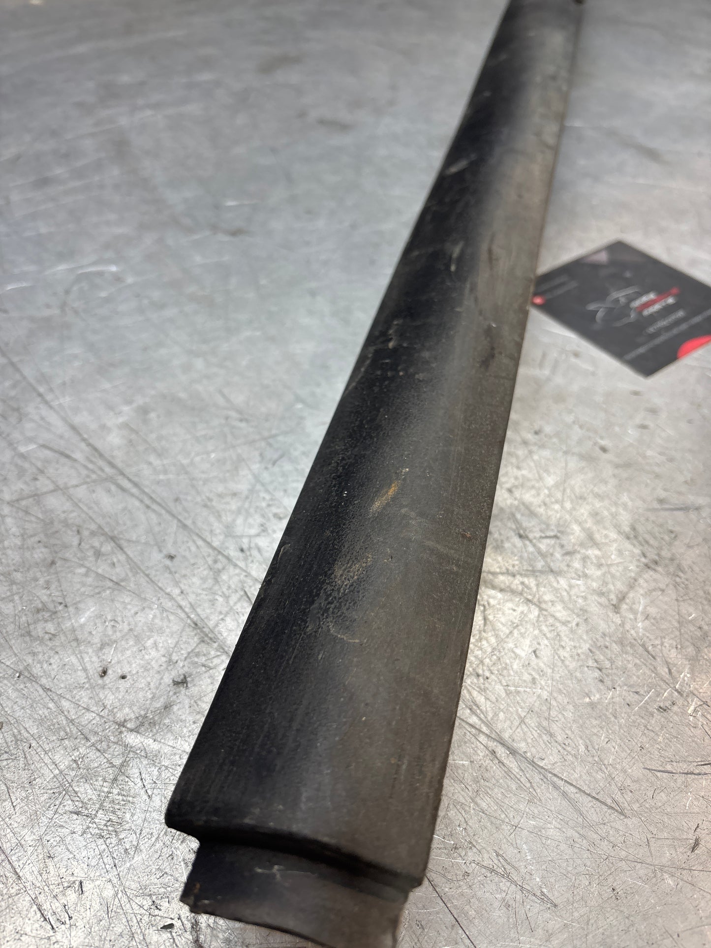 Porsche 944 lower door sill trim molding left side, used 95155919500