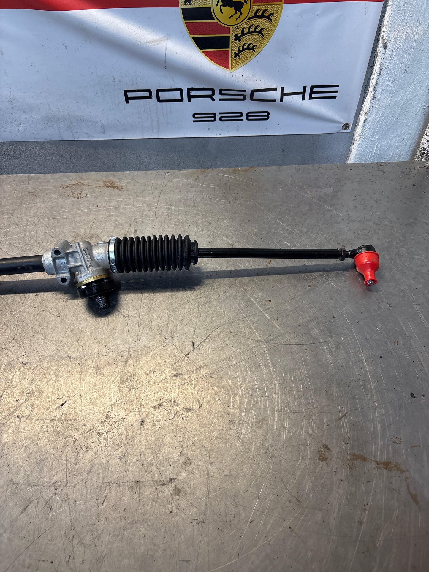 Porsche 924 LHD Manual steering rack, used 477419061C