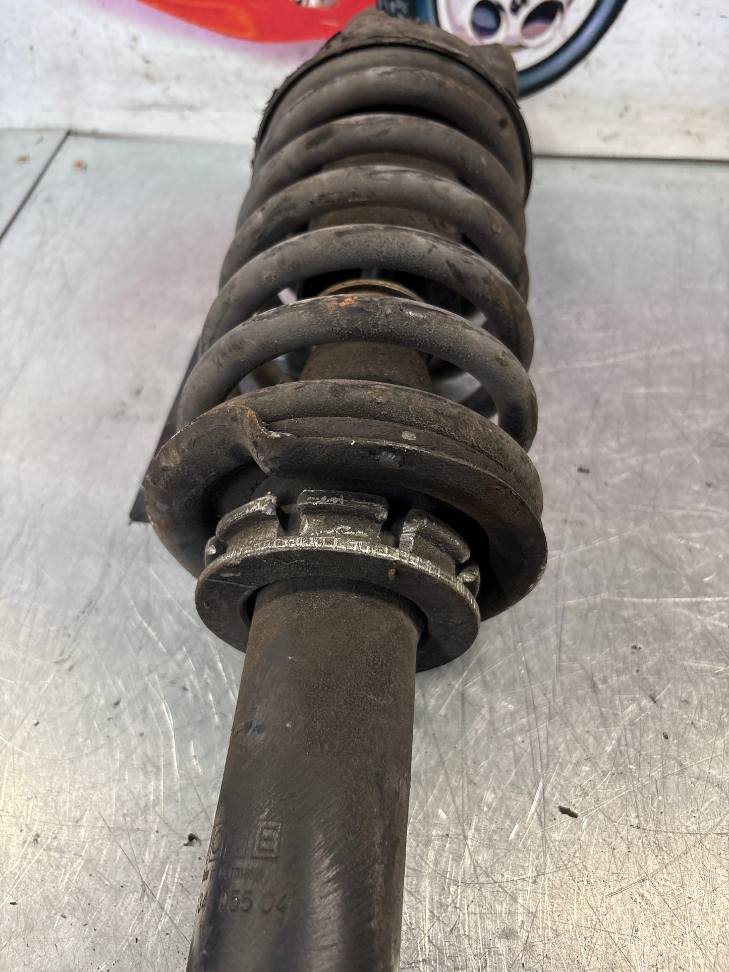 Porsche 928 front shock absorber, used 92834305504