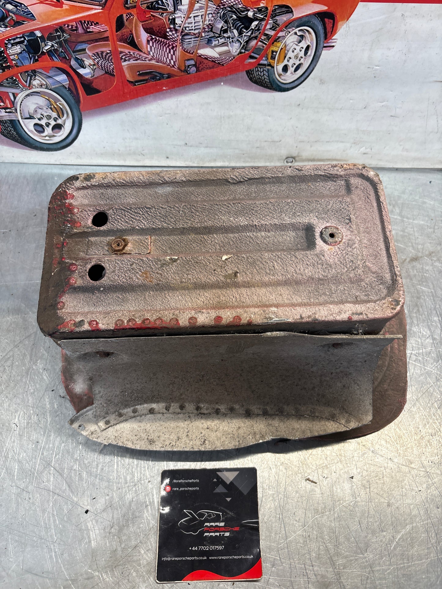Porsche 928 Battery tray cut, 92850180502 used