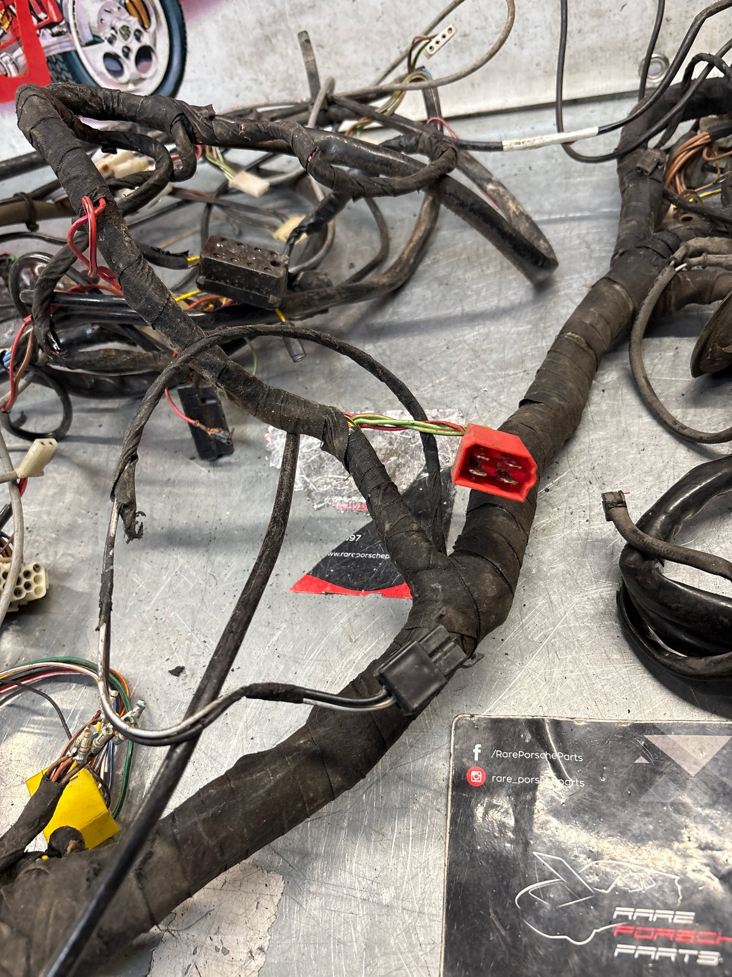 Porsche 928 1982/83 interior wiring loom, 92861200320, spares or repair