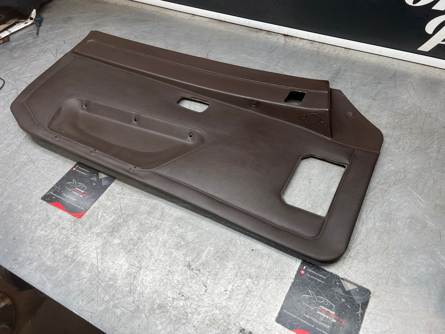 Porsche 924/944 early Porsche brown door card used condition left side, Rhd, 478867011