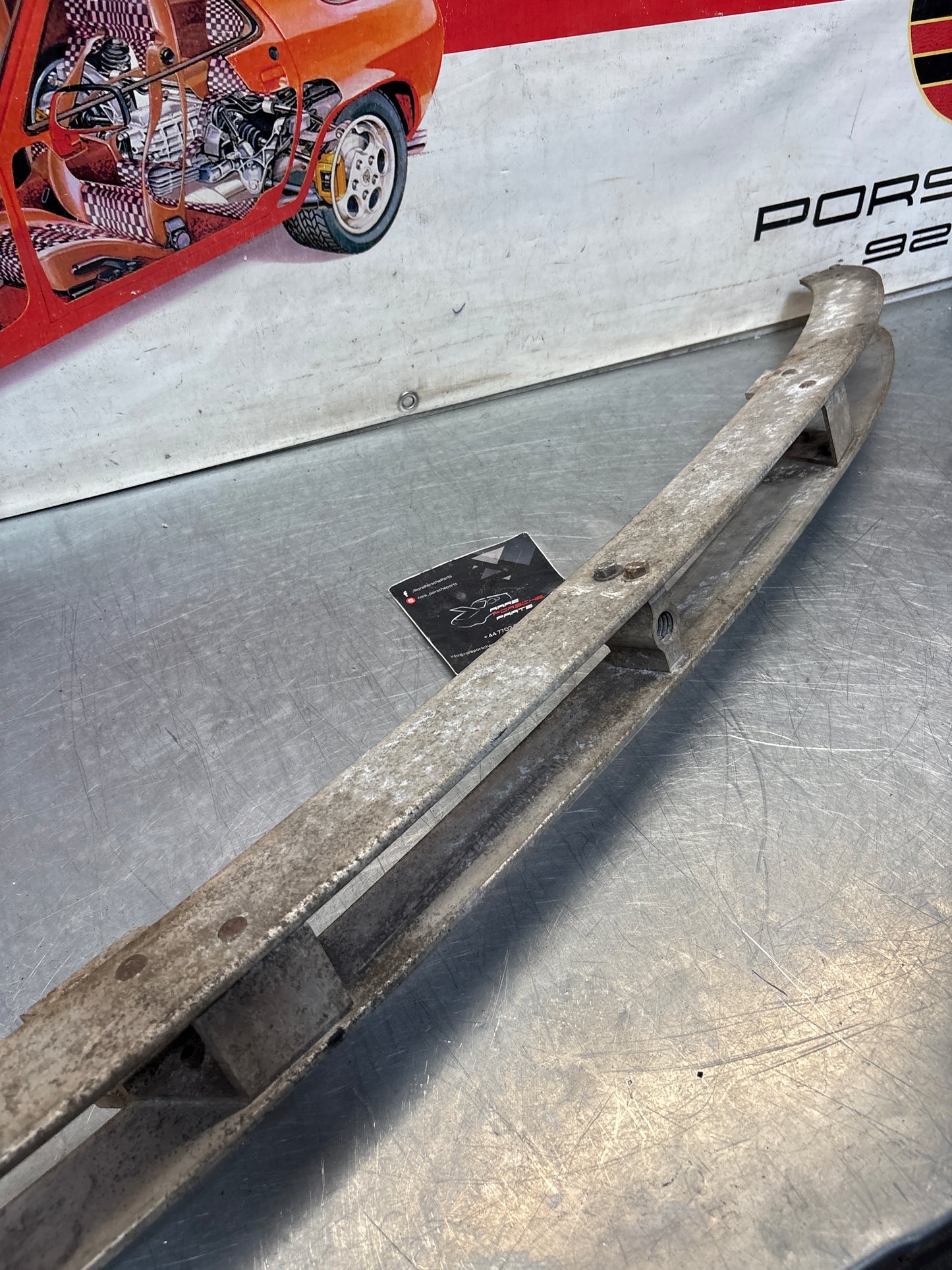 Porsche 944 S2 / turbo front bumper reinforcement panel support, 95150501000 used