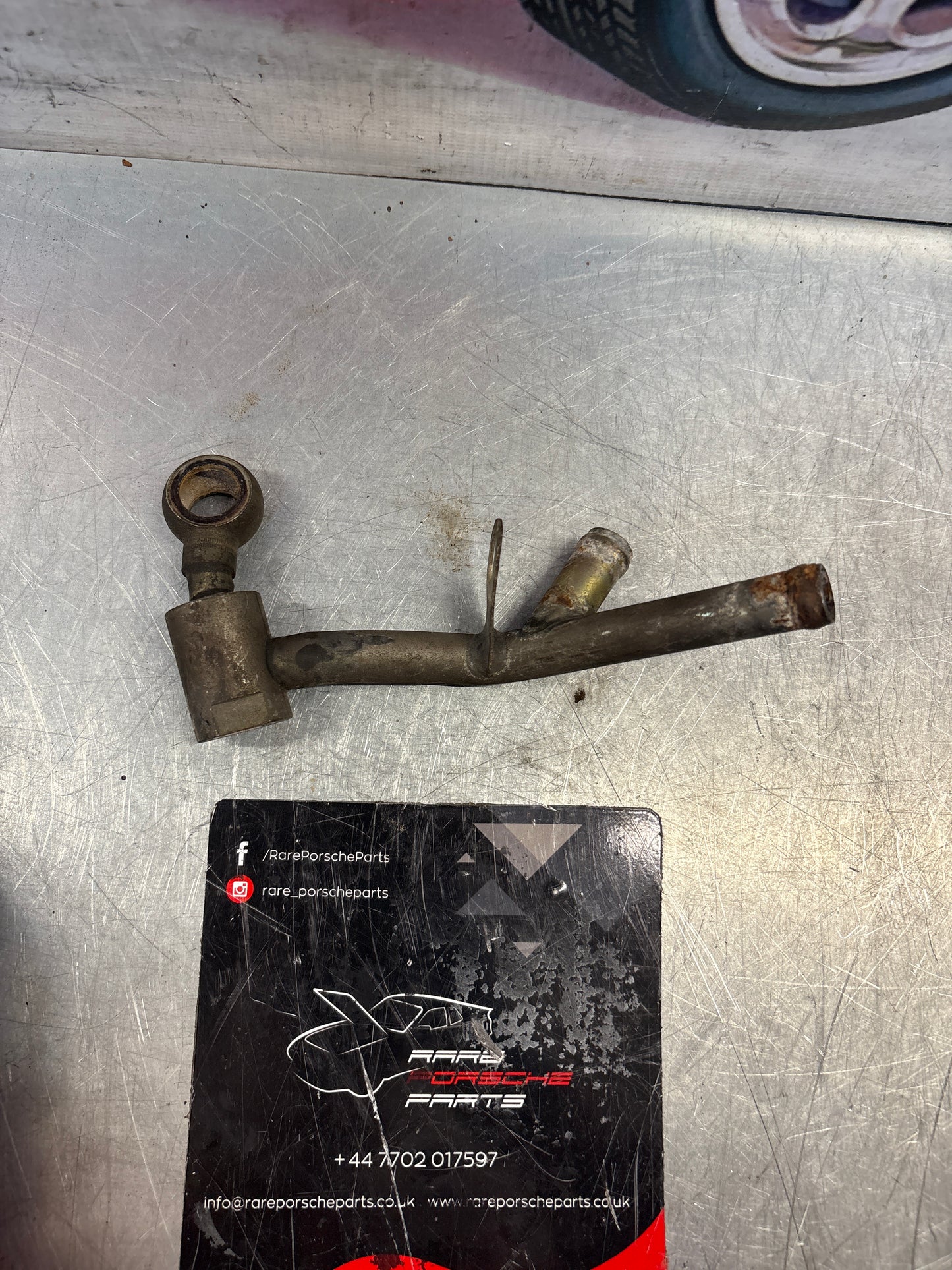 Porsche 944 Turbo Coolant pipe, water pipe 95110605605, used