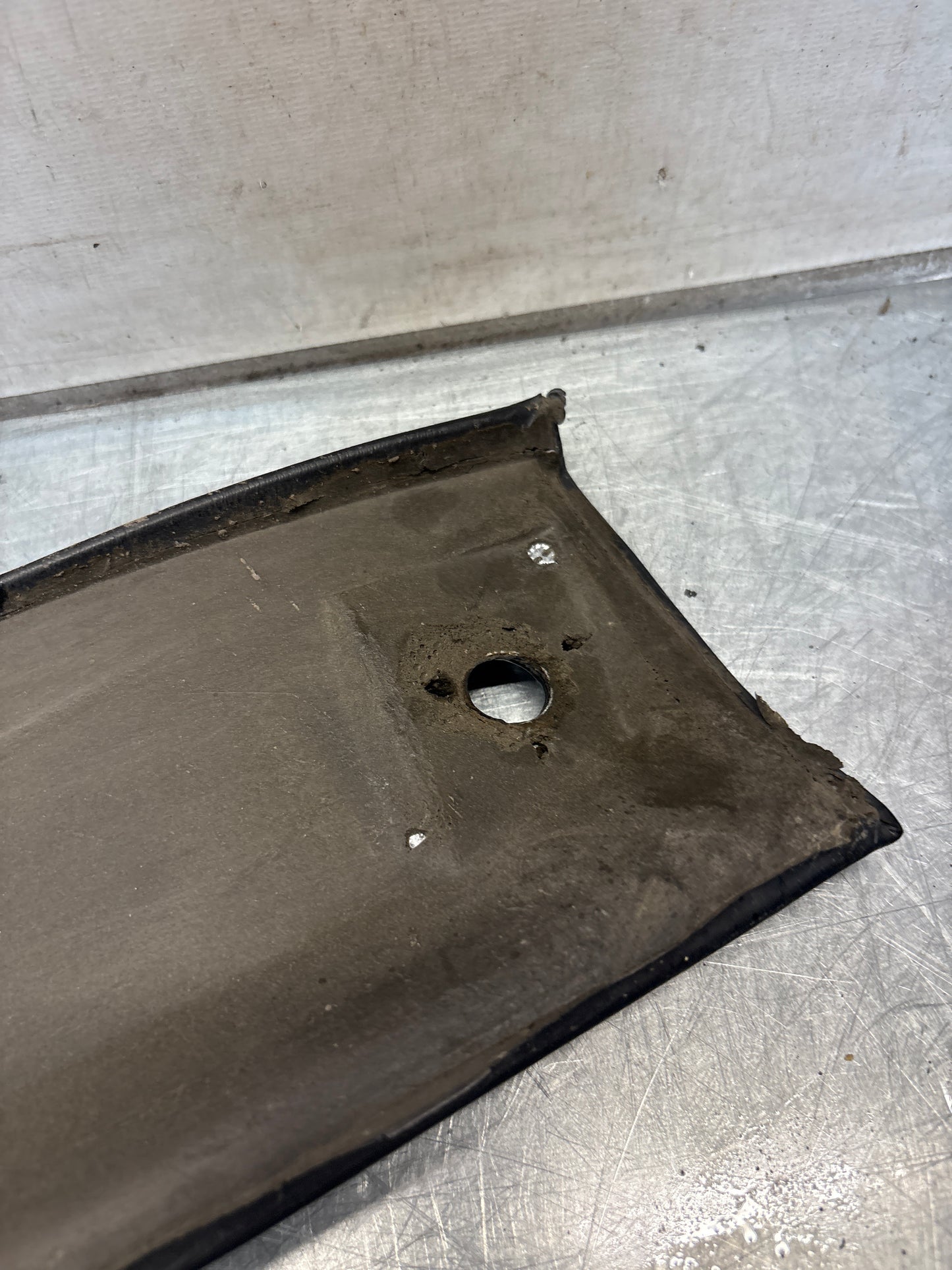 Porsche 944 / 968 front windshield panel trim, used, black 94455503700