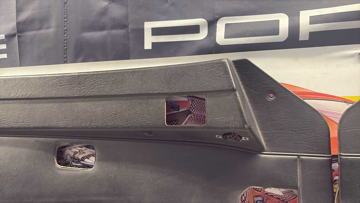 Porsche 924 / 944 Pair of early electric door cards, LHD 477867012 / 477867011