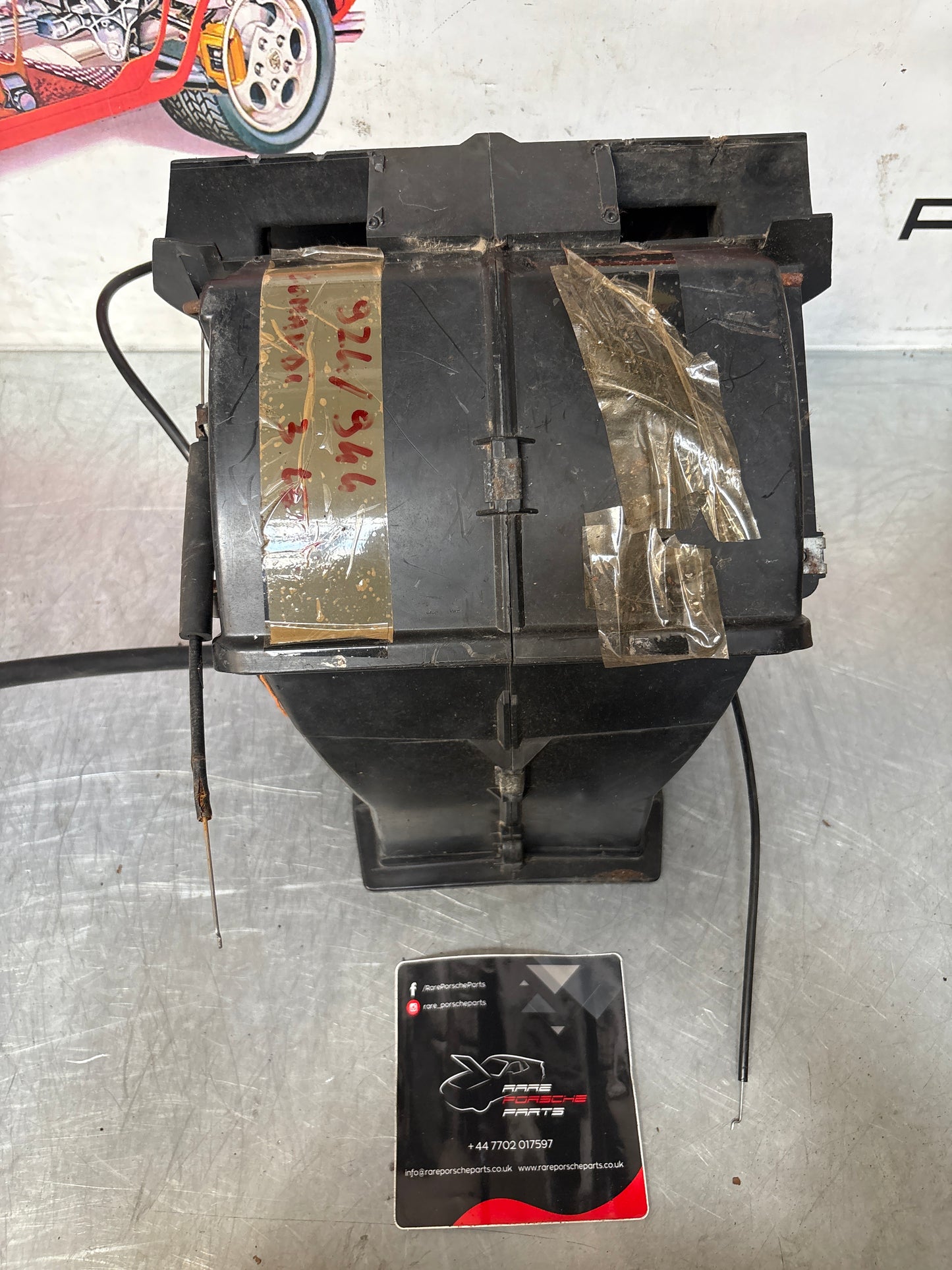 Porsche 924 76-79 heater blower fan assembly, complete with fan 321819096 / 823819096A / 321819095 / 823819095 used