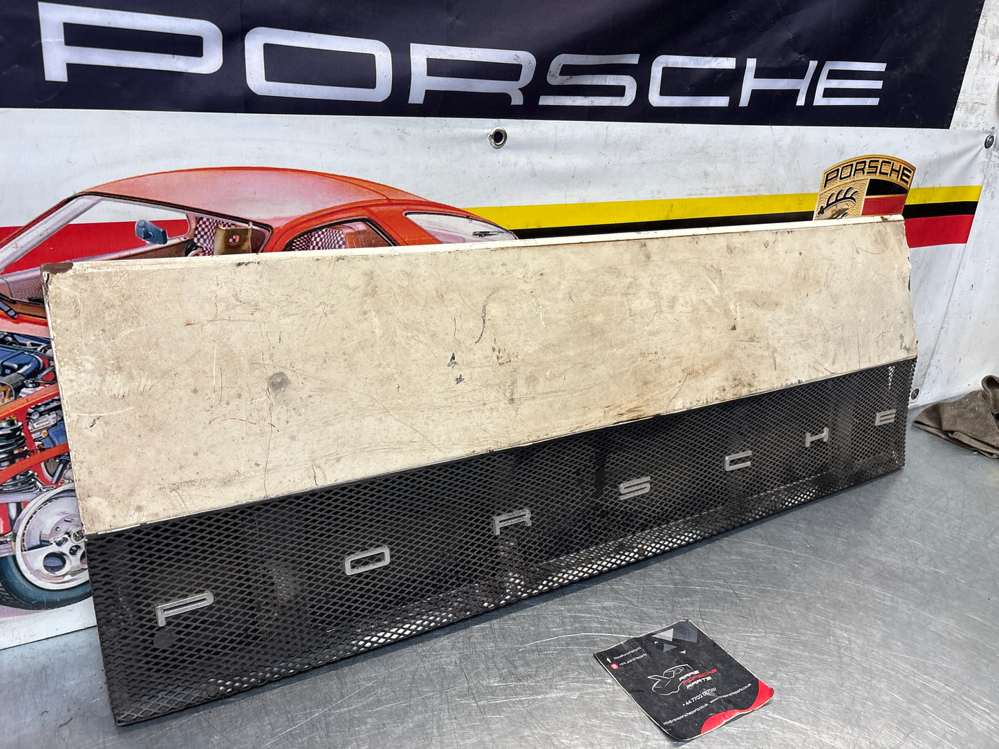 Porsche 914 rear bonnet engine lid cover, used 91451202210