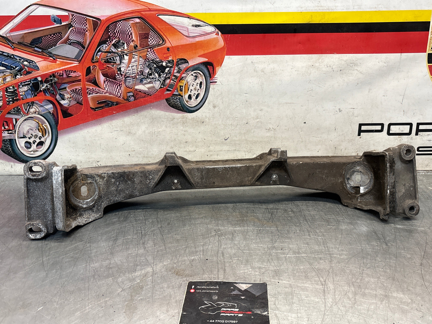 Porsche 944 Engine subframe bracket, used 94434110301