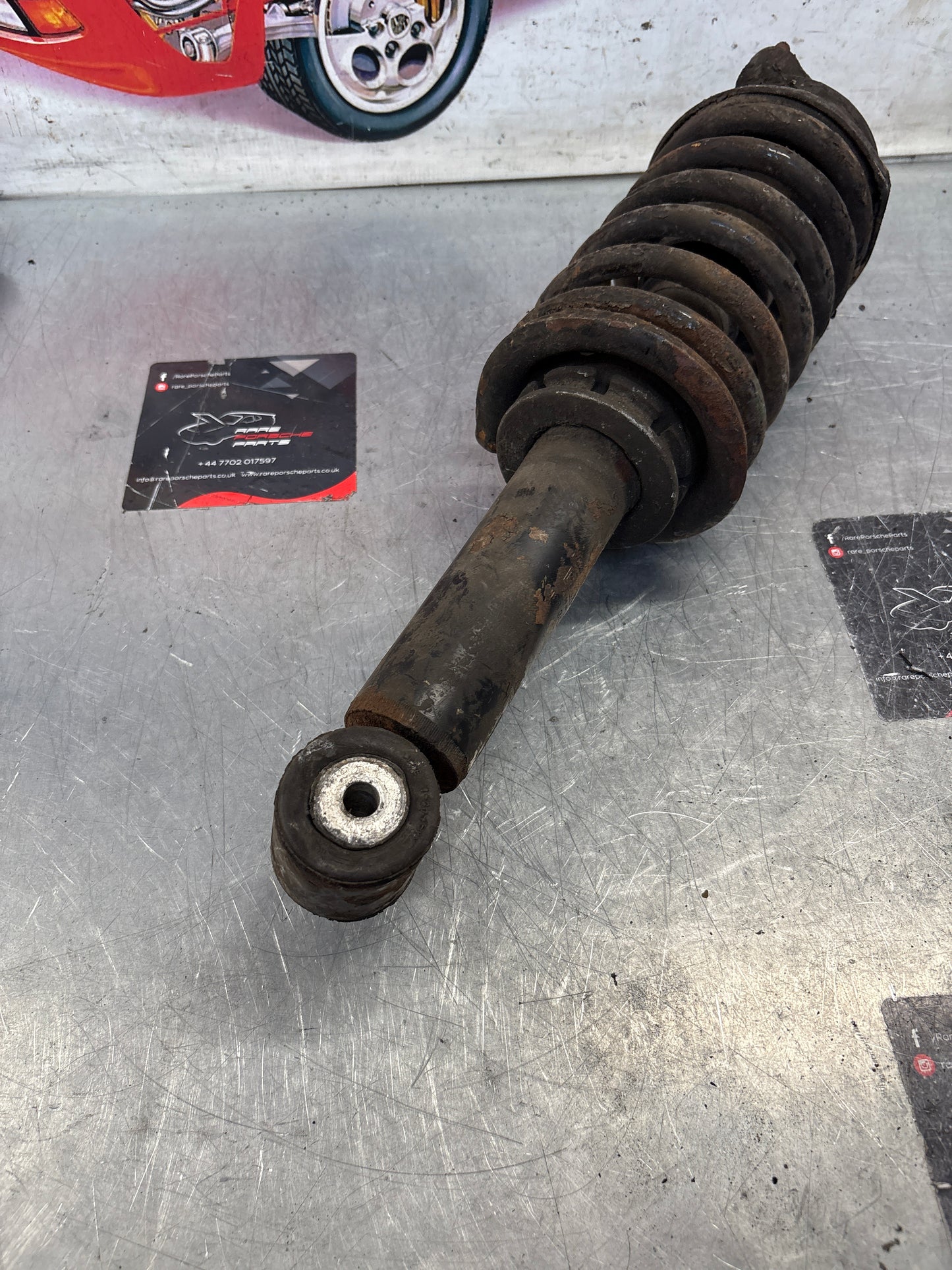 Porsche 928 front shock absorber, used 92834305504