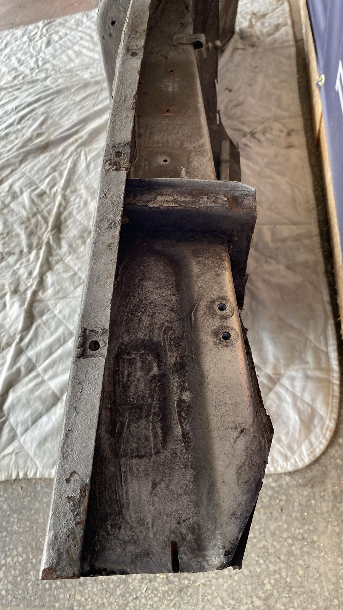 Porsche 924 Right Sill section, 477809848B cut