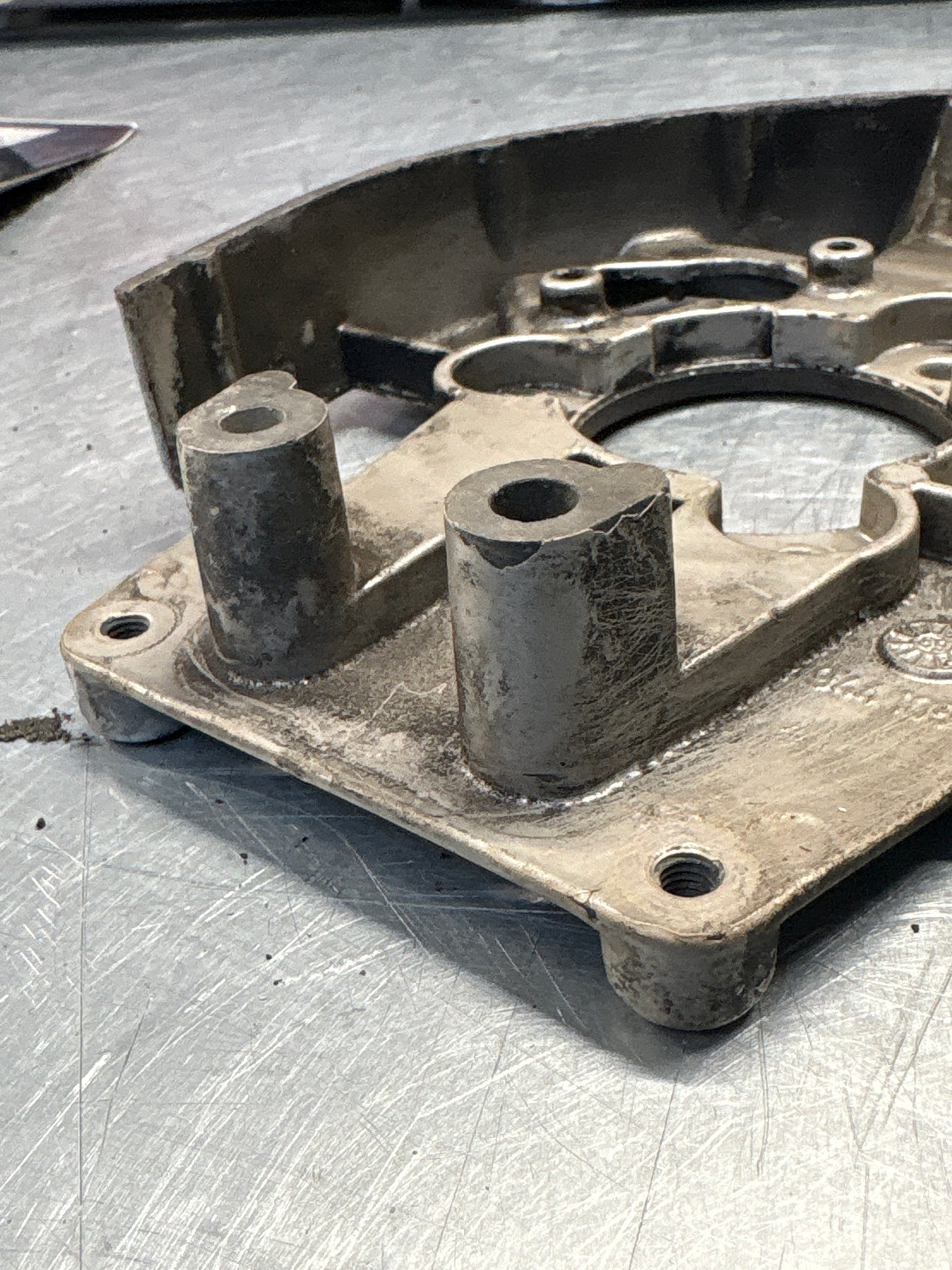 Porsche 944 968 camshaft gear cover, used 9441051795R