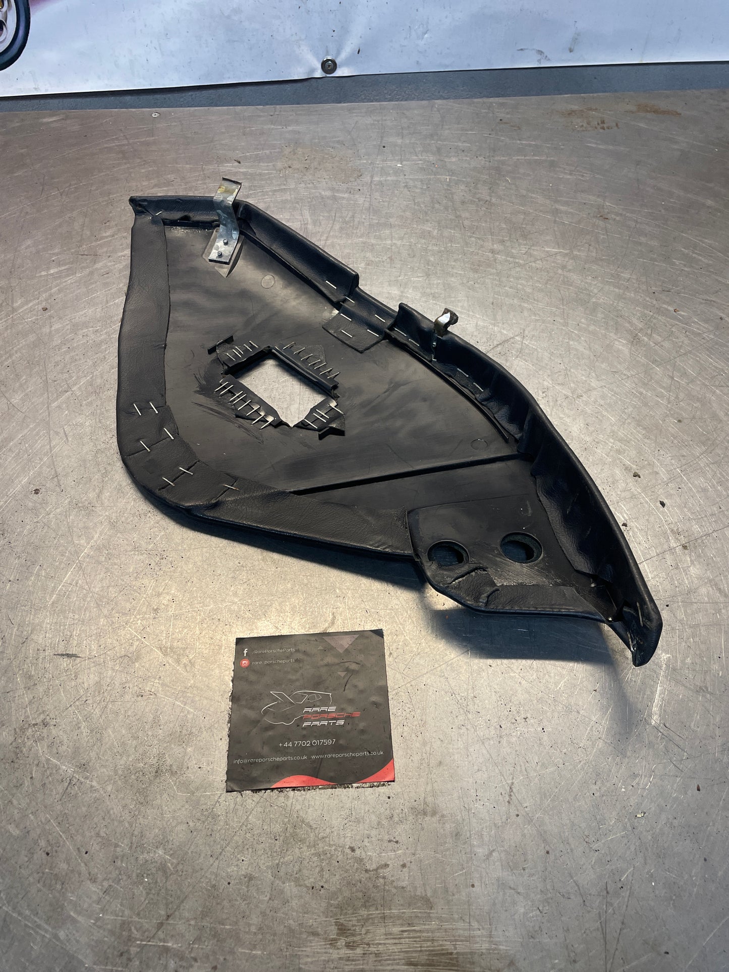 Porsche 928 Rear Seat Side Panel Left, black, used 92852204104