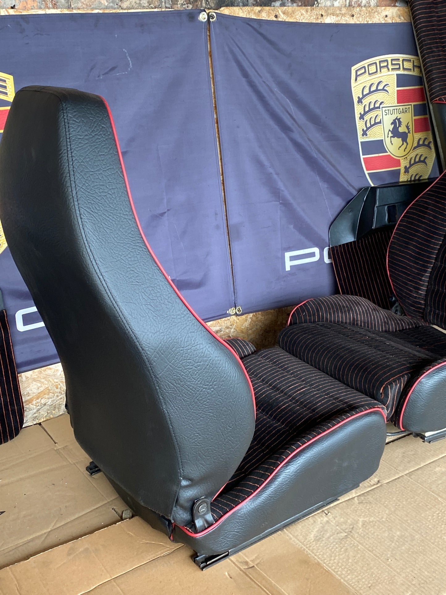 Porsche 924 Carrera GT Seat set with door cards, refurbished