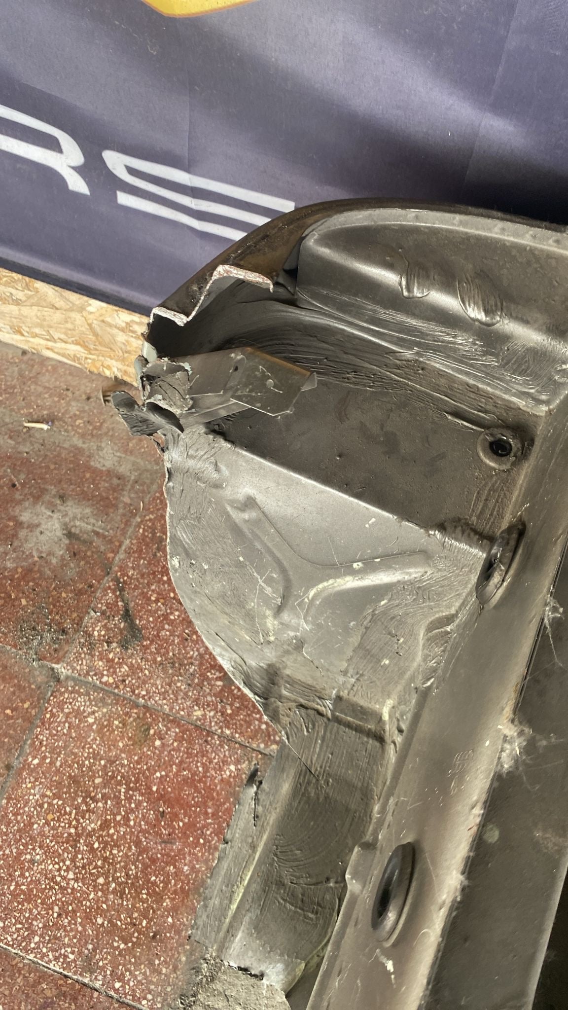 Porsche 944 complete rear cut used, 94450303701