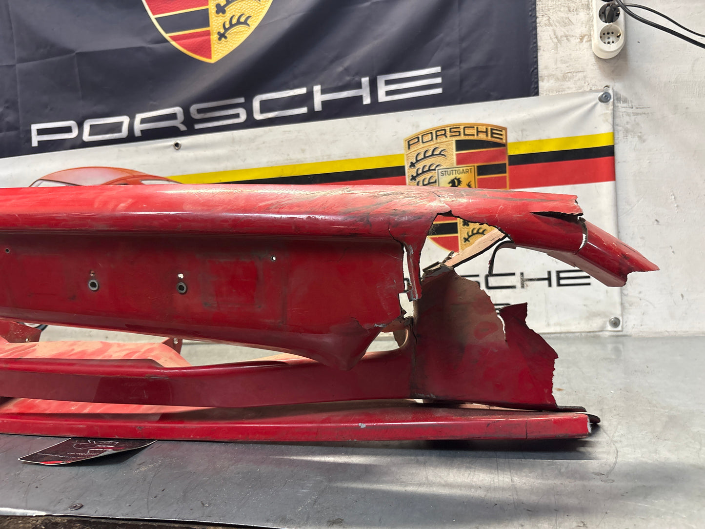Porsche 924 Carrera GT bumper, for spares or repair 93750302102