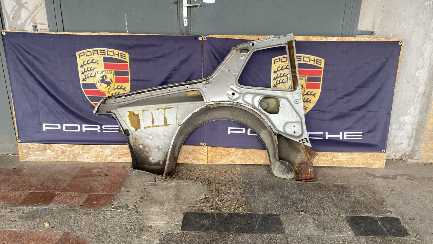 Porsche 944 left side cut, rear fender, 94450390303 with some rust