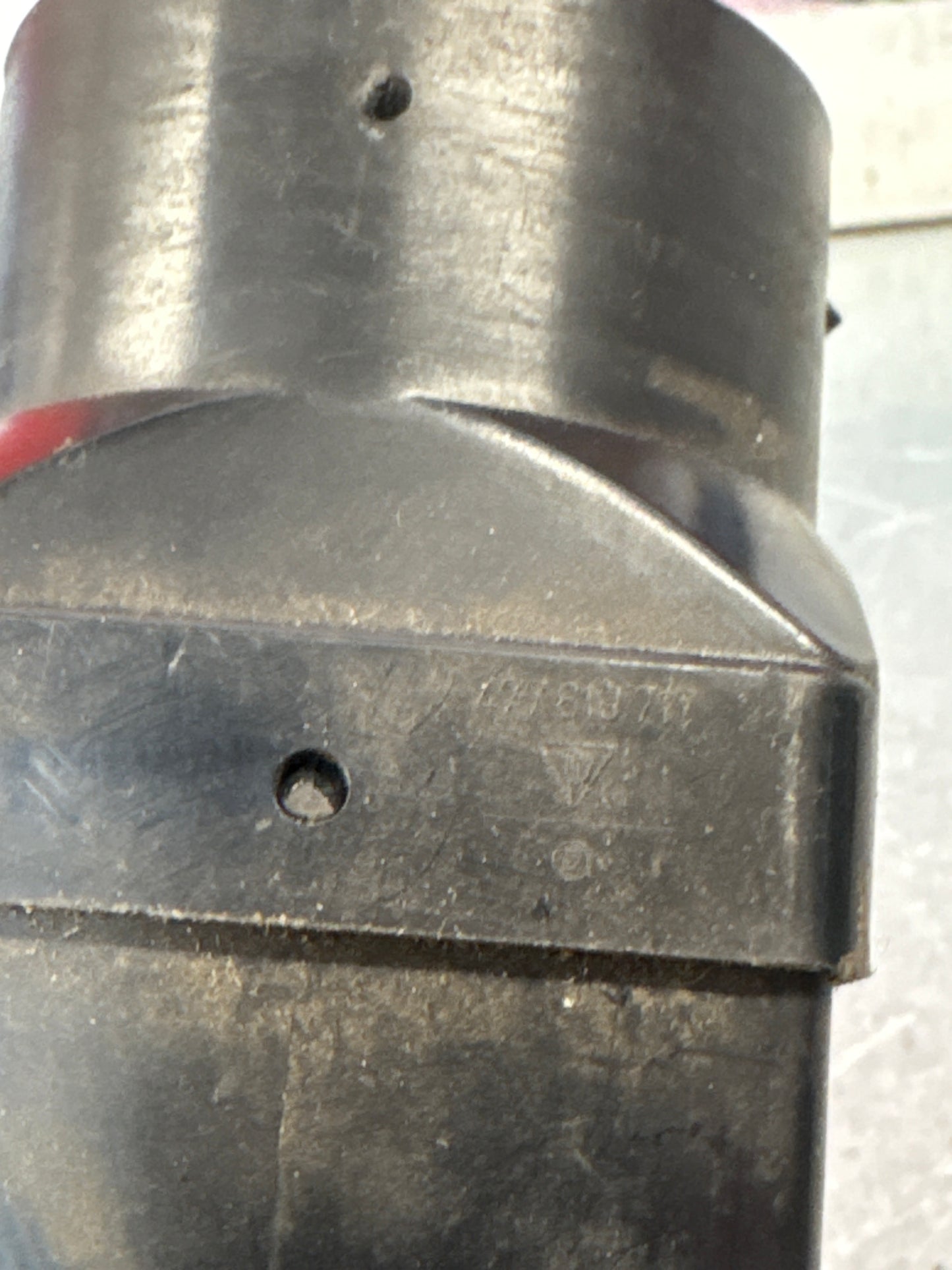 Porsche 924/944 Black dash air vent. left hand, with connecting piece 477819231 / 477819717 used