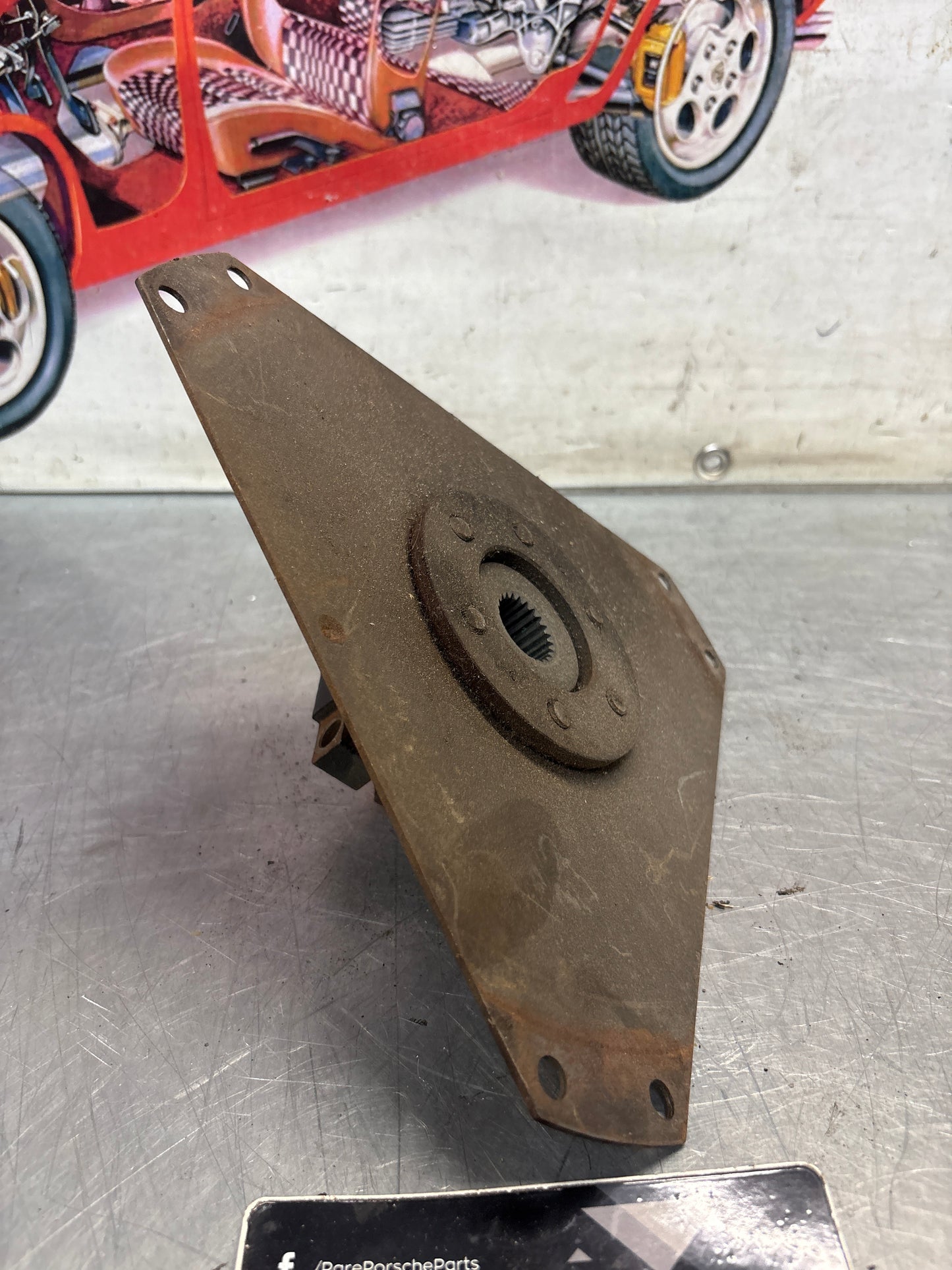 Porsche 928 1978-1982 3 speed automatic single plate flange disc, used 92211604103
