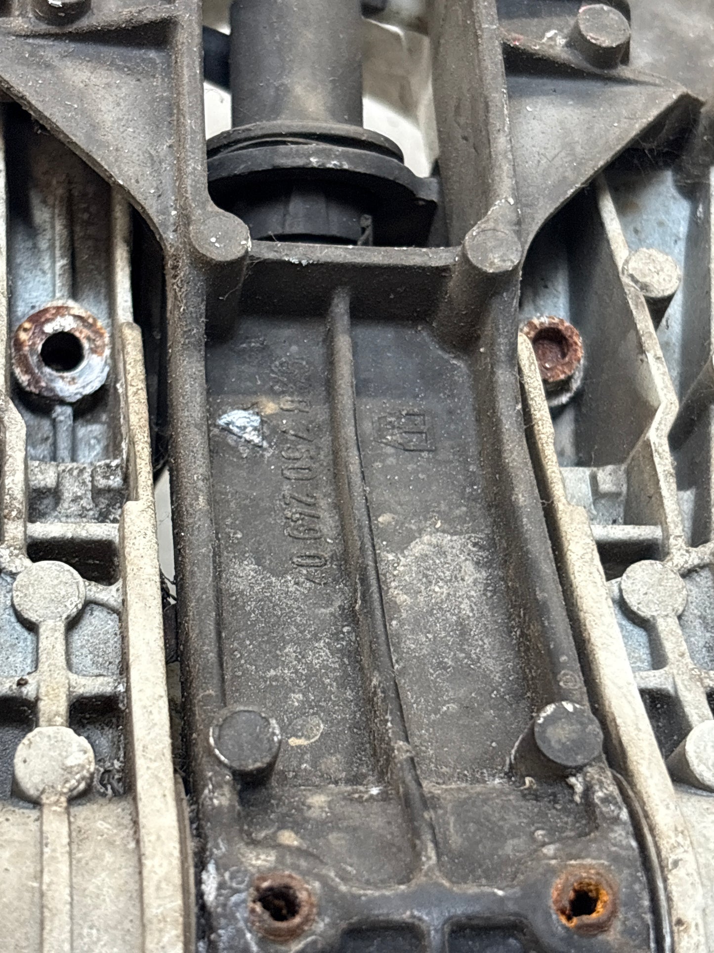 Porsche 928 left headlight swivel frame 92875024902 92875024302 used