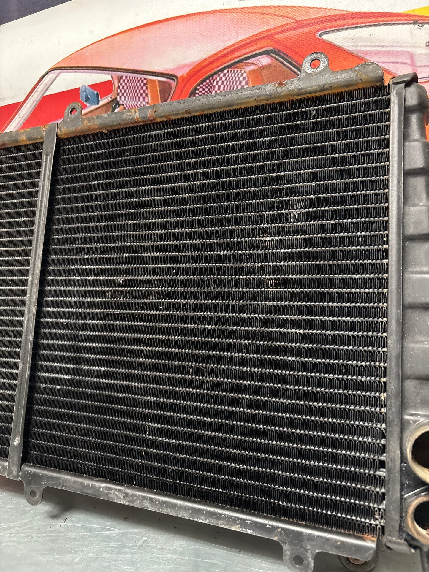 Porsche 924 radiator used 477121251A pressure tested