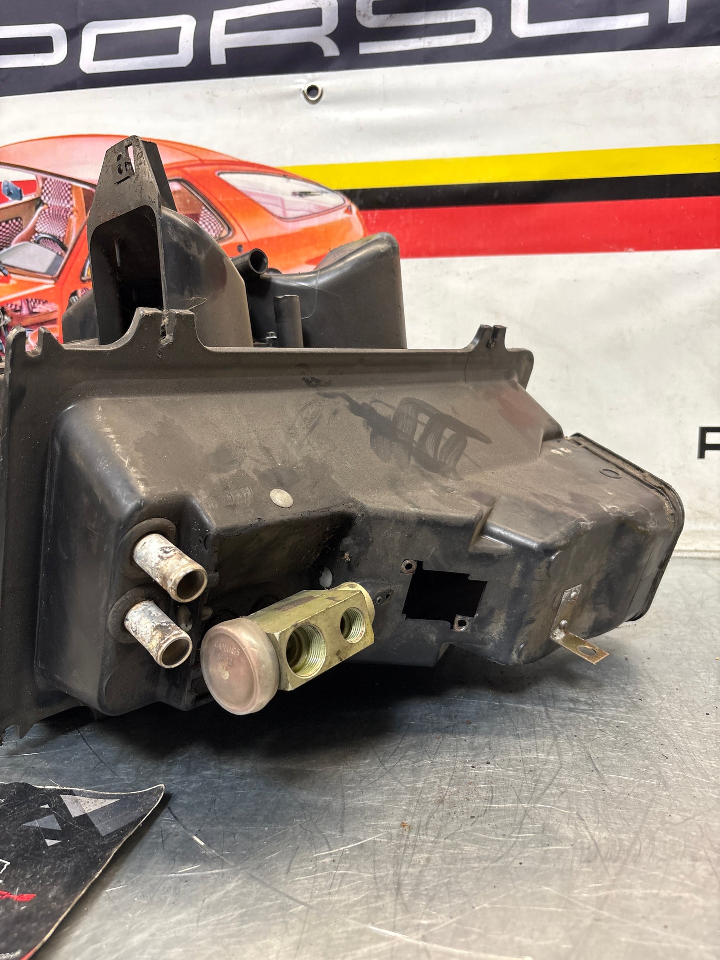 Porsche 928 heater box, LHD, 92857303604, used