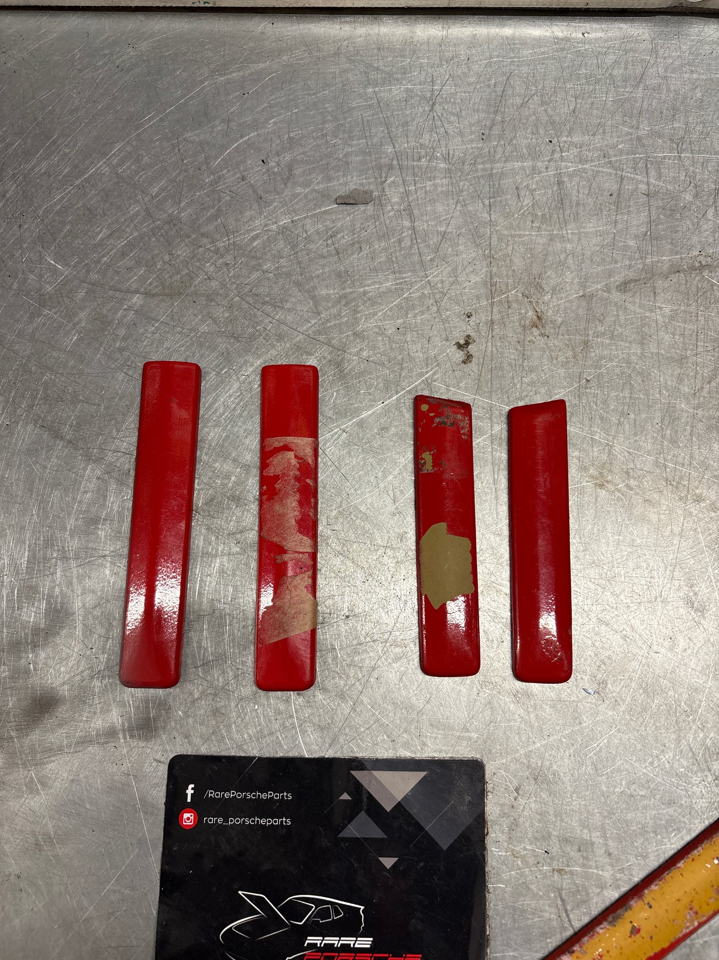 Porsche 944 set of door bump moulding trim, used 93155913700 / 93155913300 / 93155913400 / 93155914100 / 93155914200