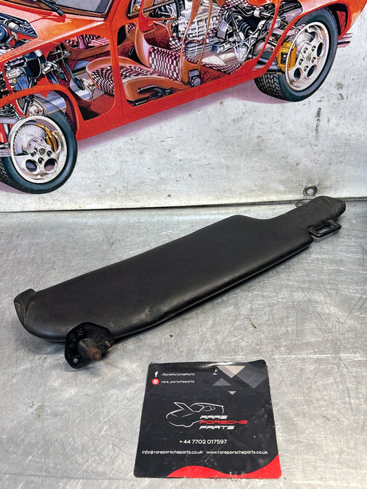 Porsche 928 black sun visor, used for spares or repair left 92873123702