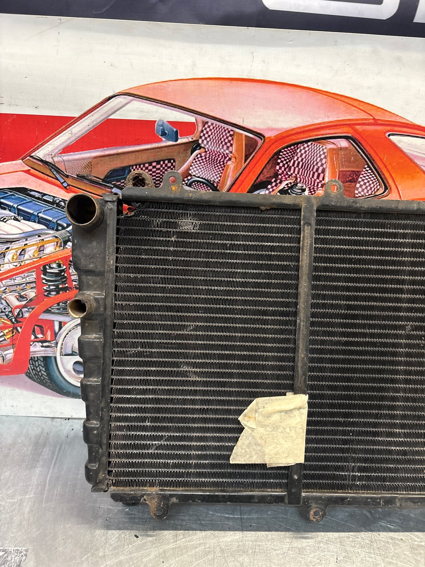 Porsche 924 radiator used 477121251A pressure tested