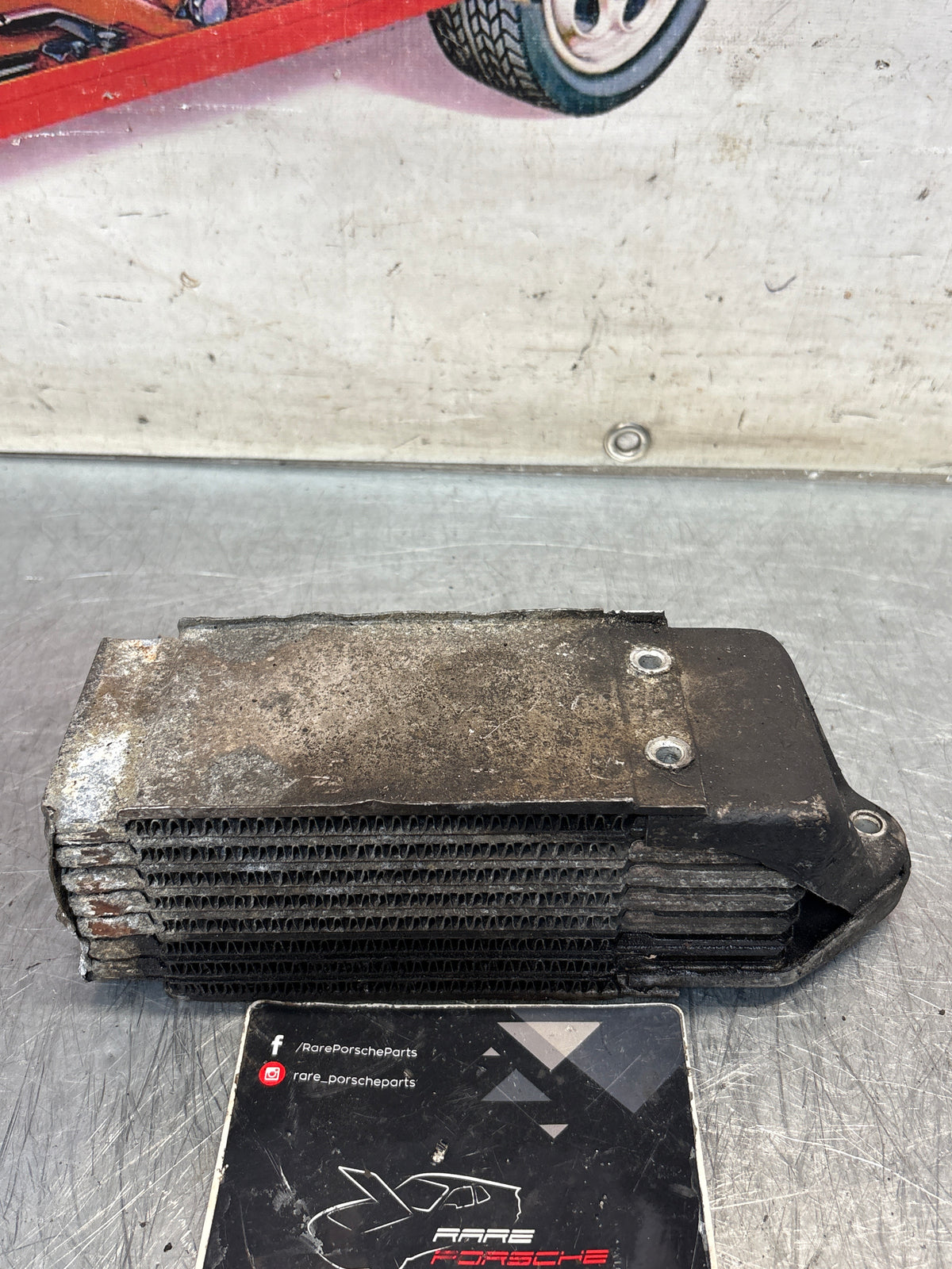Porsche 914 oil cooler, used 021117021B