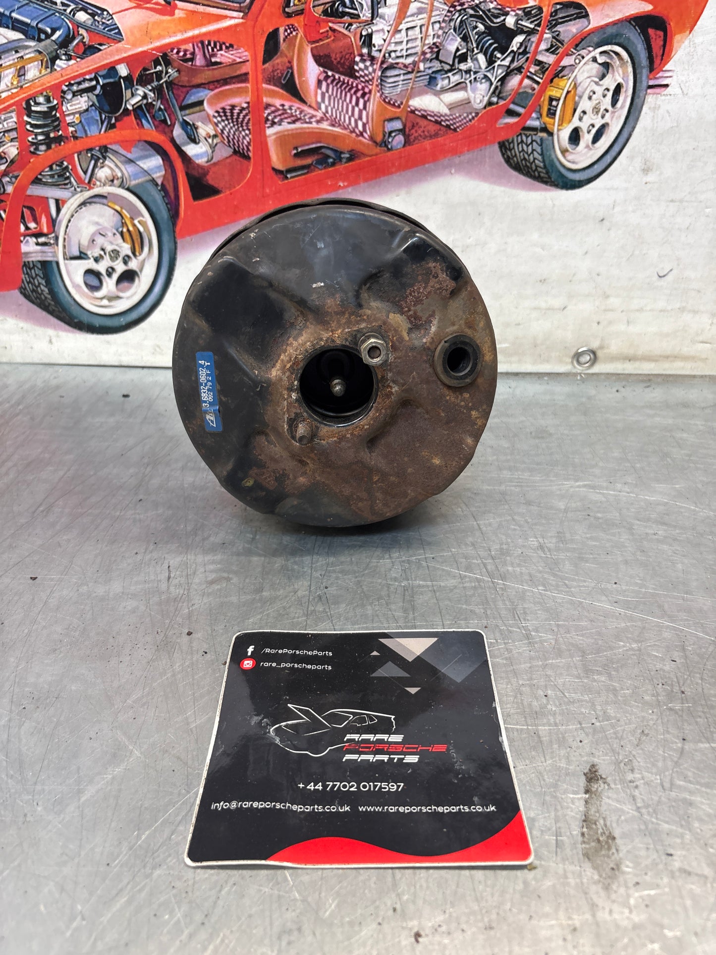 Porsche 924 1976-79 Brake booster, used 477612107F