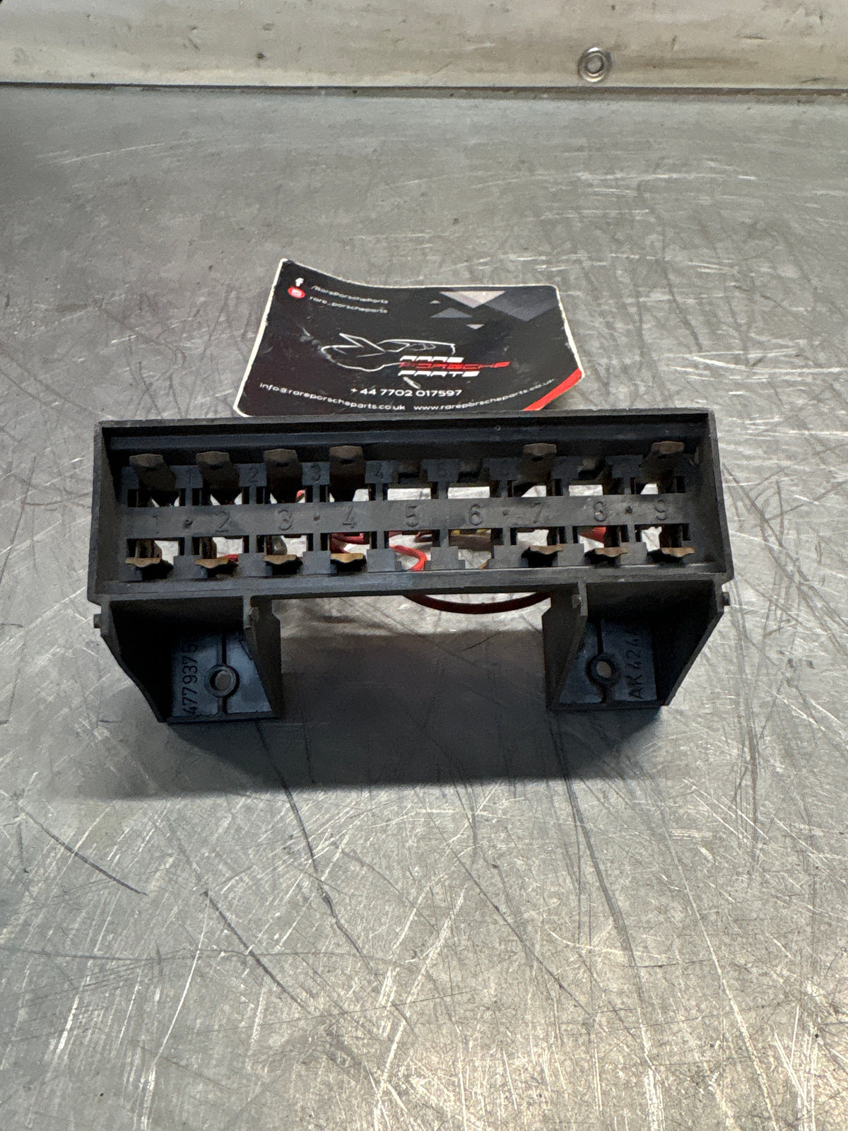 Porsche 924/944 auxiliary fuse board box 477937511 / 477 937 511 Used