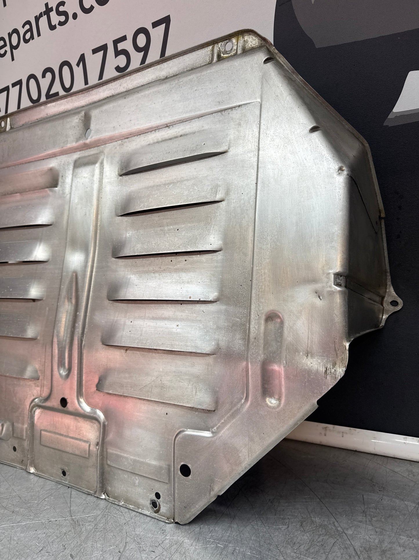 Porsche 944 engine tray / belly pan / undertray used. Aluminium. 94434116103