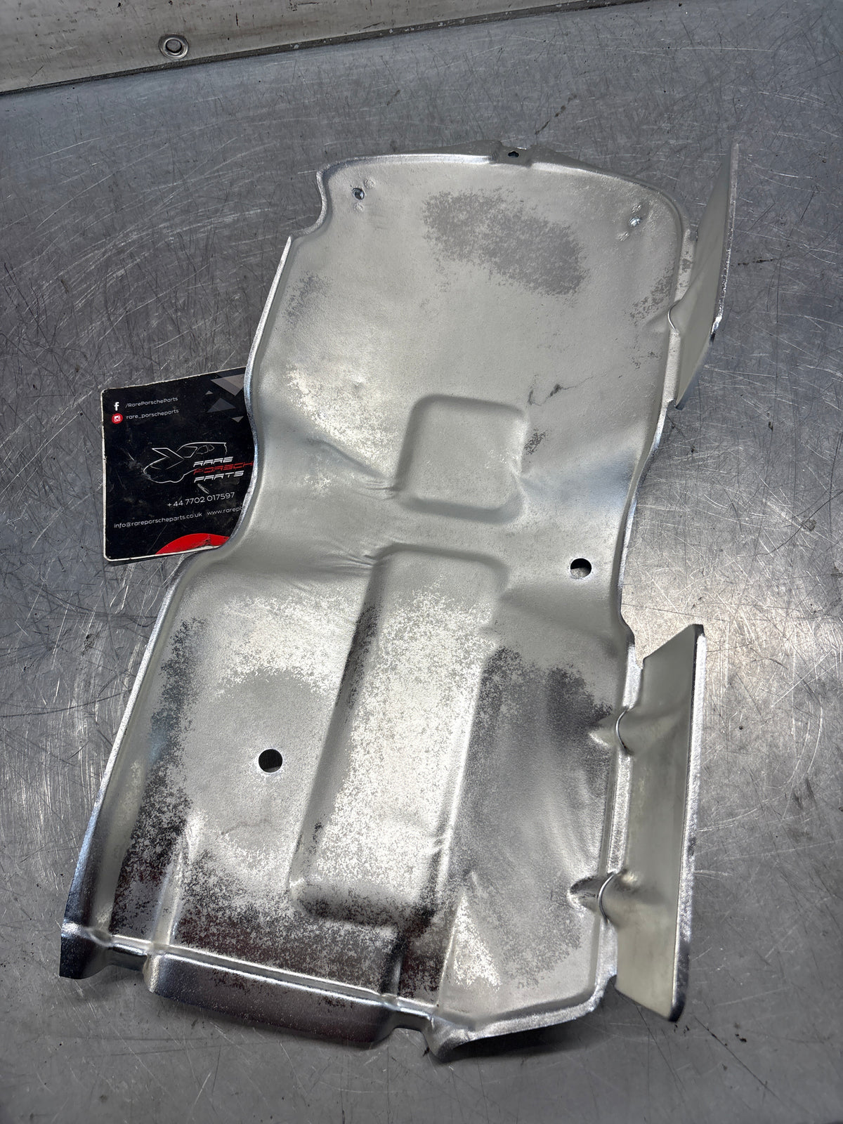 Porsche late 944 exhaust heat shield 94450313900, refurbished