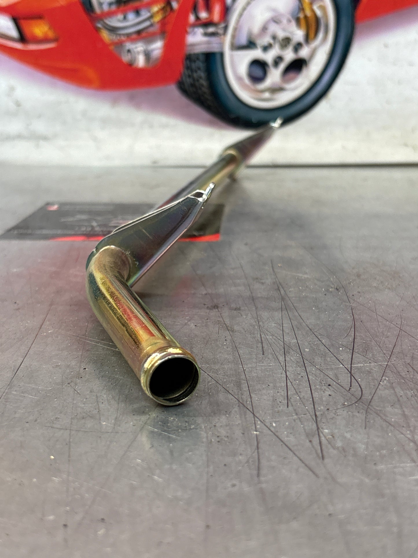 Porsche 944 2.5 924S water pipe on cylinder head 94410624302 refurbished