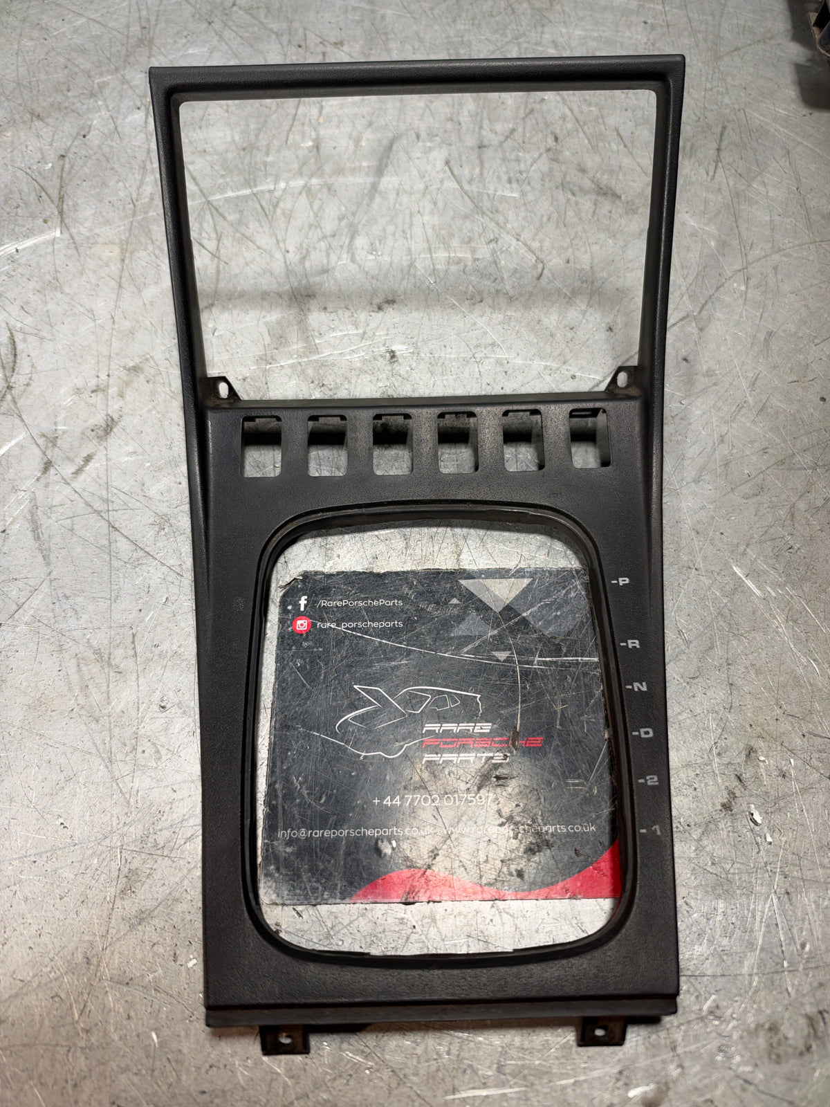 Porsche 944 968 Dashboard Shifter Frame Trim for automatic cars 94455211700 used