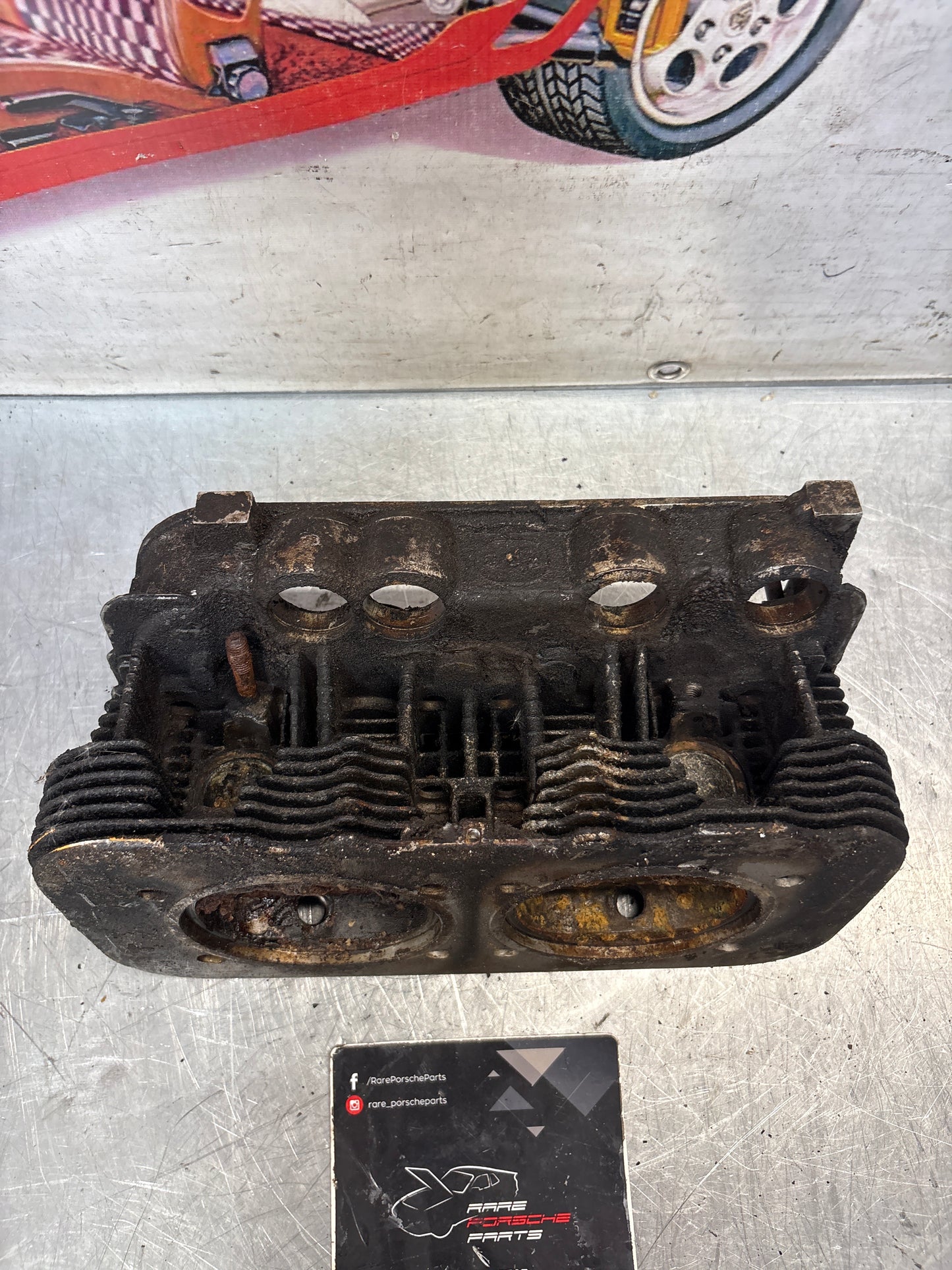 Porsche 914, cylinder head, right side, used 021101371J
