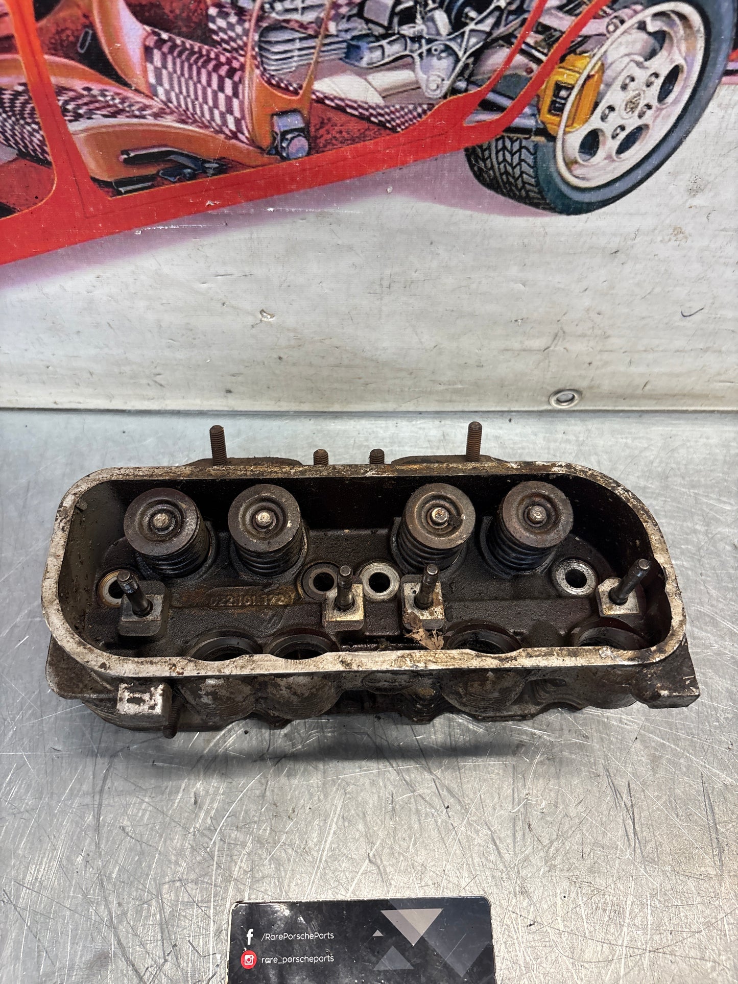 Porsche 914, cylinder head, used 022101372