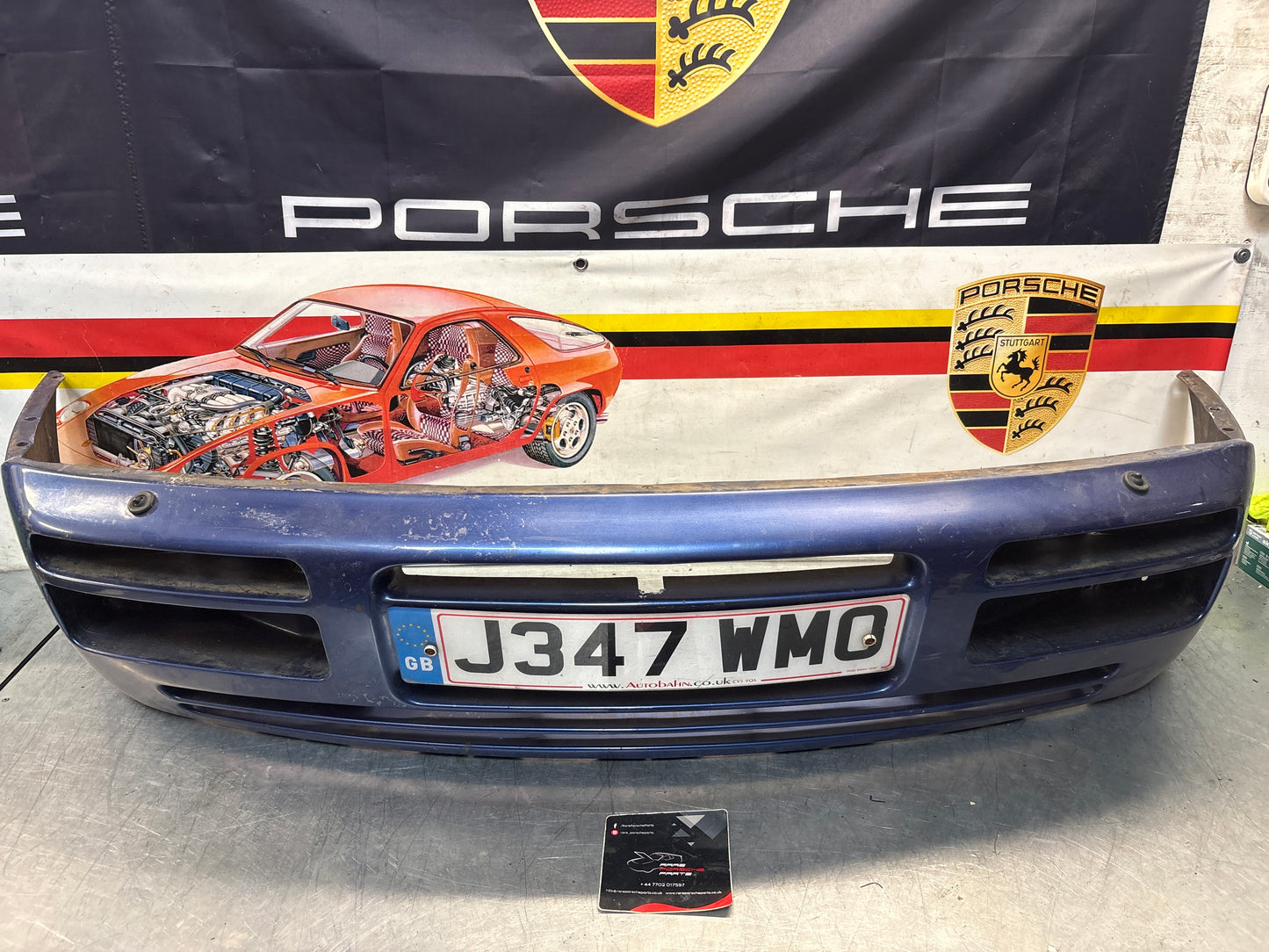 Porsche 944 S2 / Late turbo front bumper, used condition 95150537100