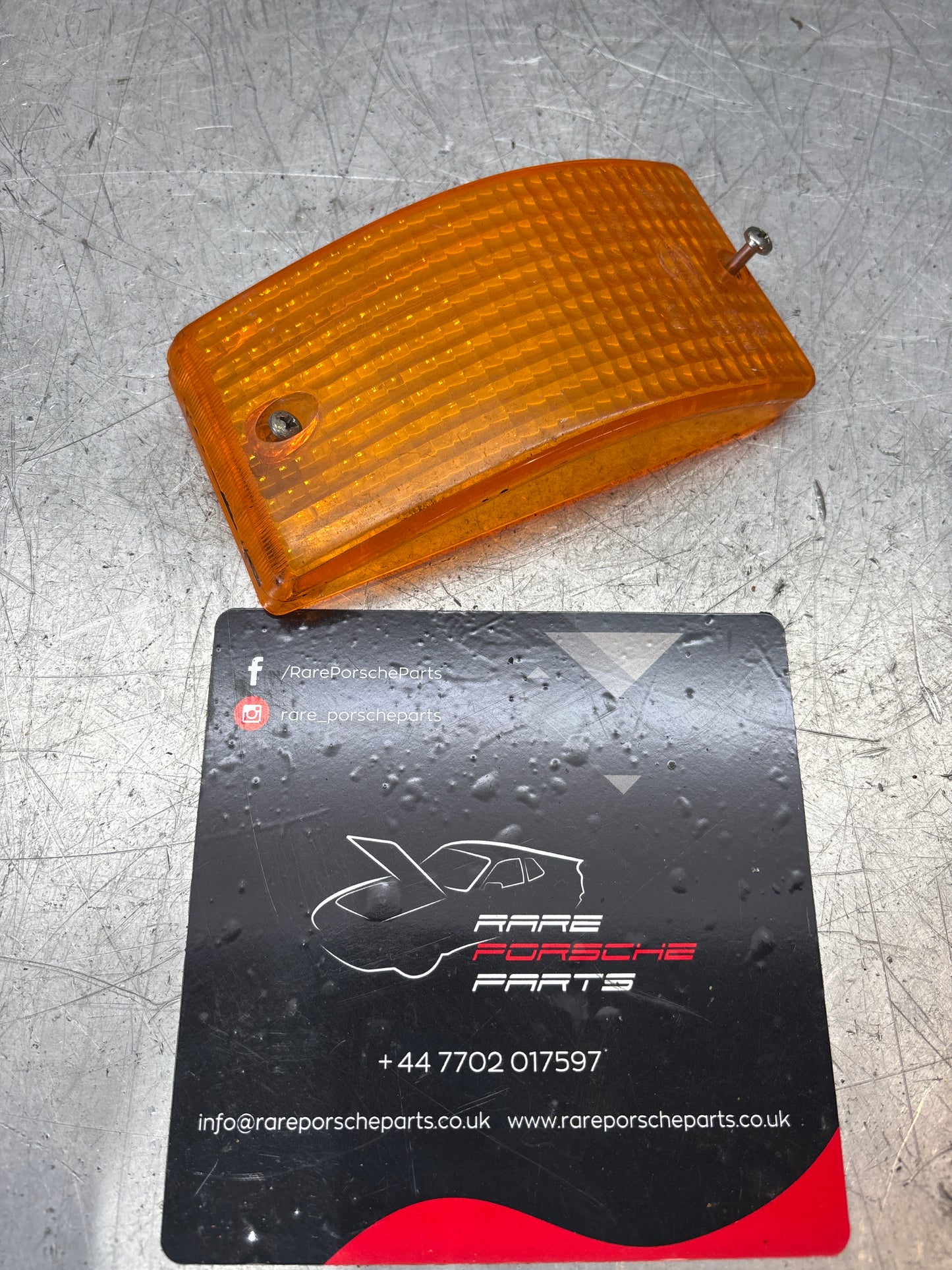 Porsche 924 944 US front indicator lens right O/S 477953043A used