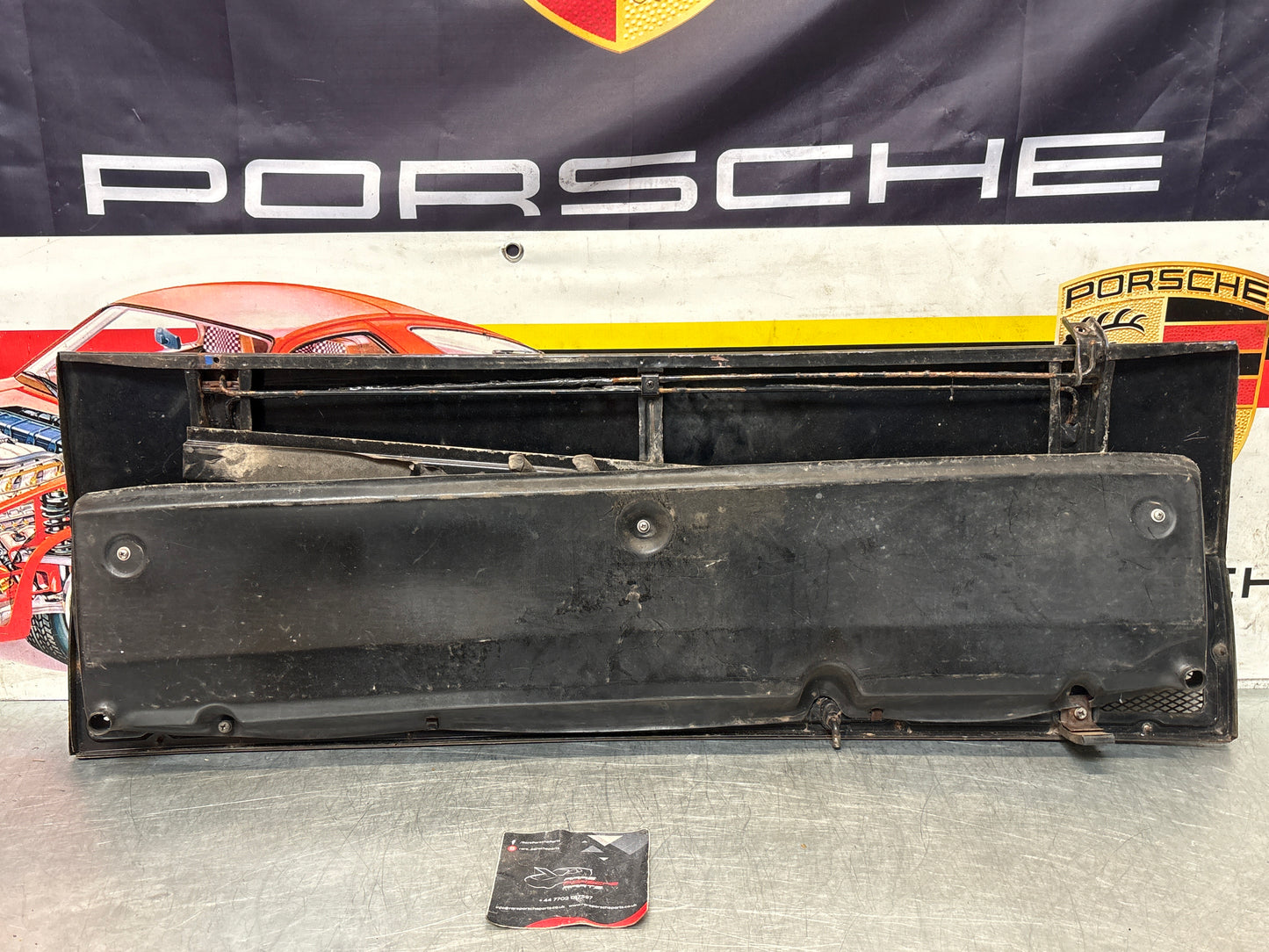 Porsche 914 rear bonnet engine lid cover, used 91451202210